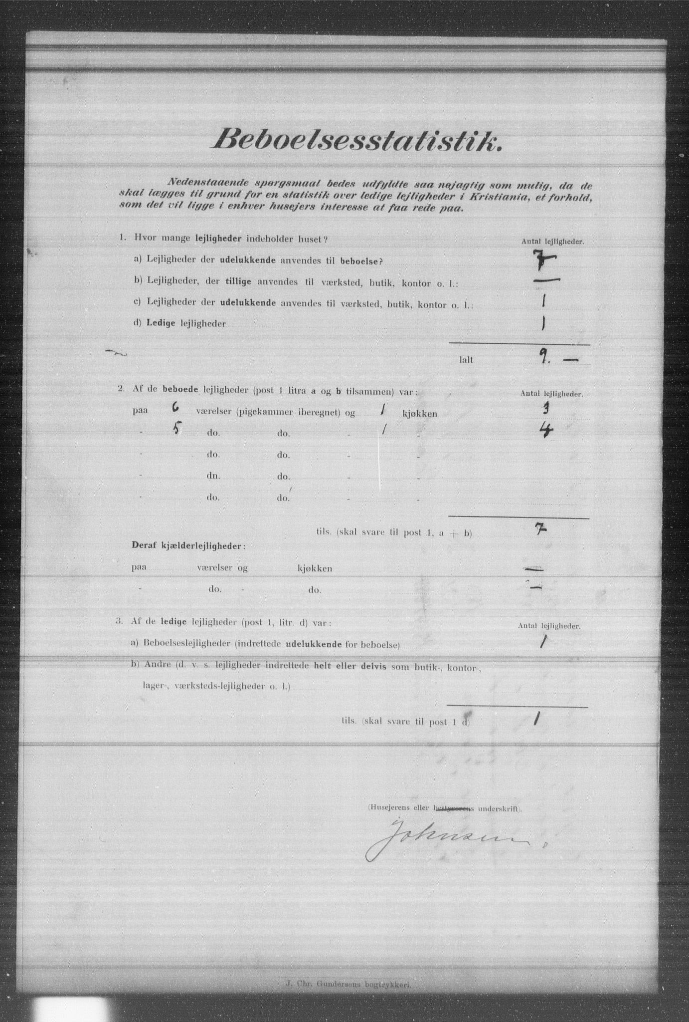 OBA, Municipal Census 1902 for Kristiania, 1902, p. 12057