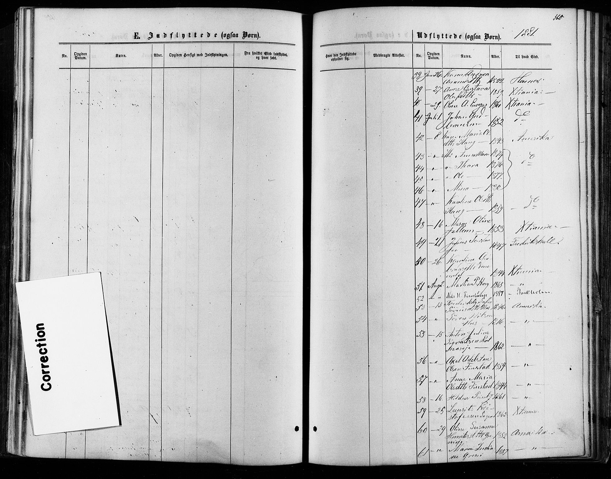 Nes prestekontor Kirkebøker, AV/SAO-A-10410/F/Fa/L0009: Parish register (official) no. I 9, 1875-1882, p. 561