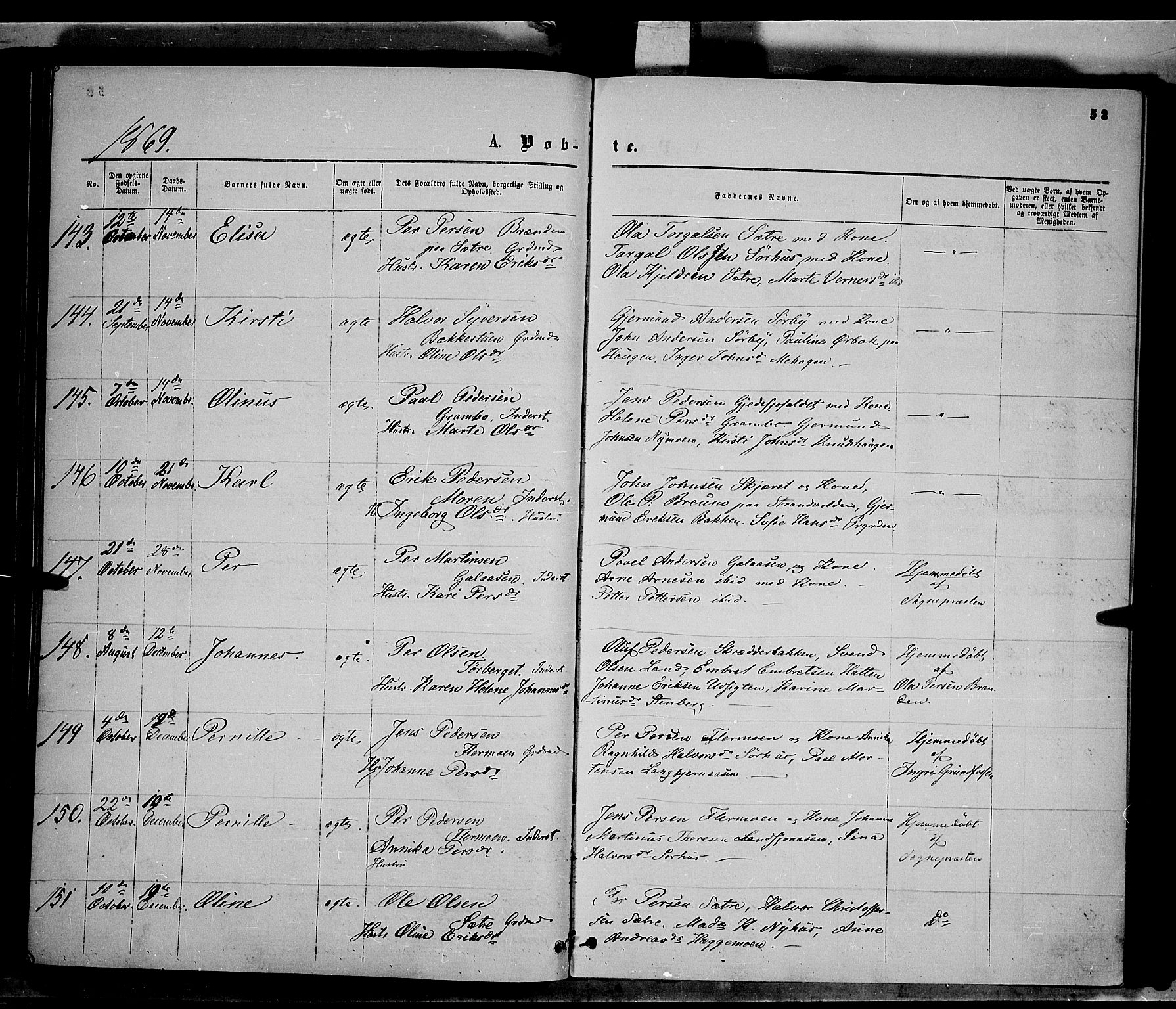 Trysil prestekontor, AV/SAH-PREST-046/H/Ha/Haa/L0006: Parish register (official) no. 6, 1866-1873, p. 53