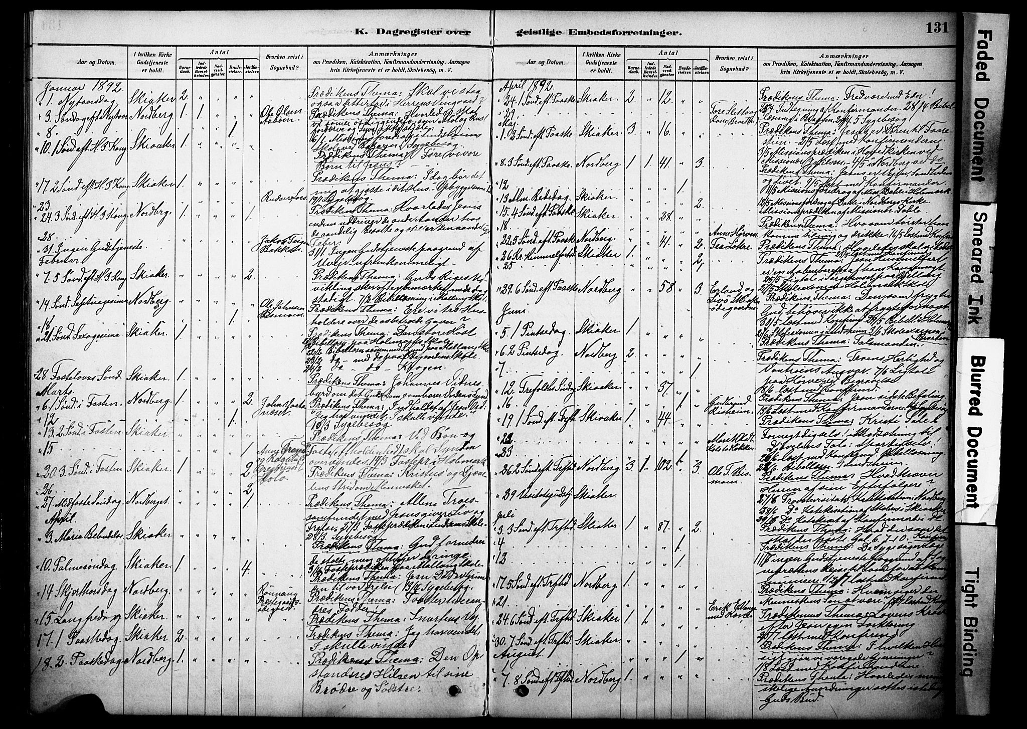 Skjåk prestekontor, AV/SAH-PREST-072/H/Ha/Haa/L0002: Parish register (official) no. 2, 1878-1907, p. 131