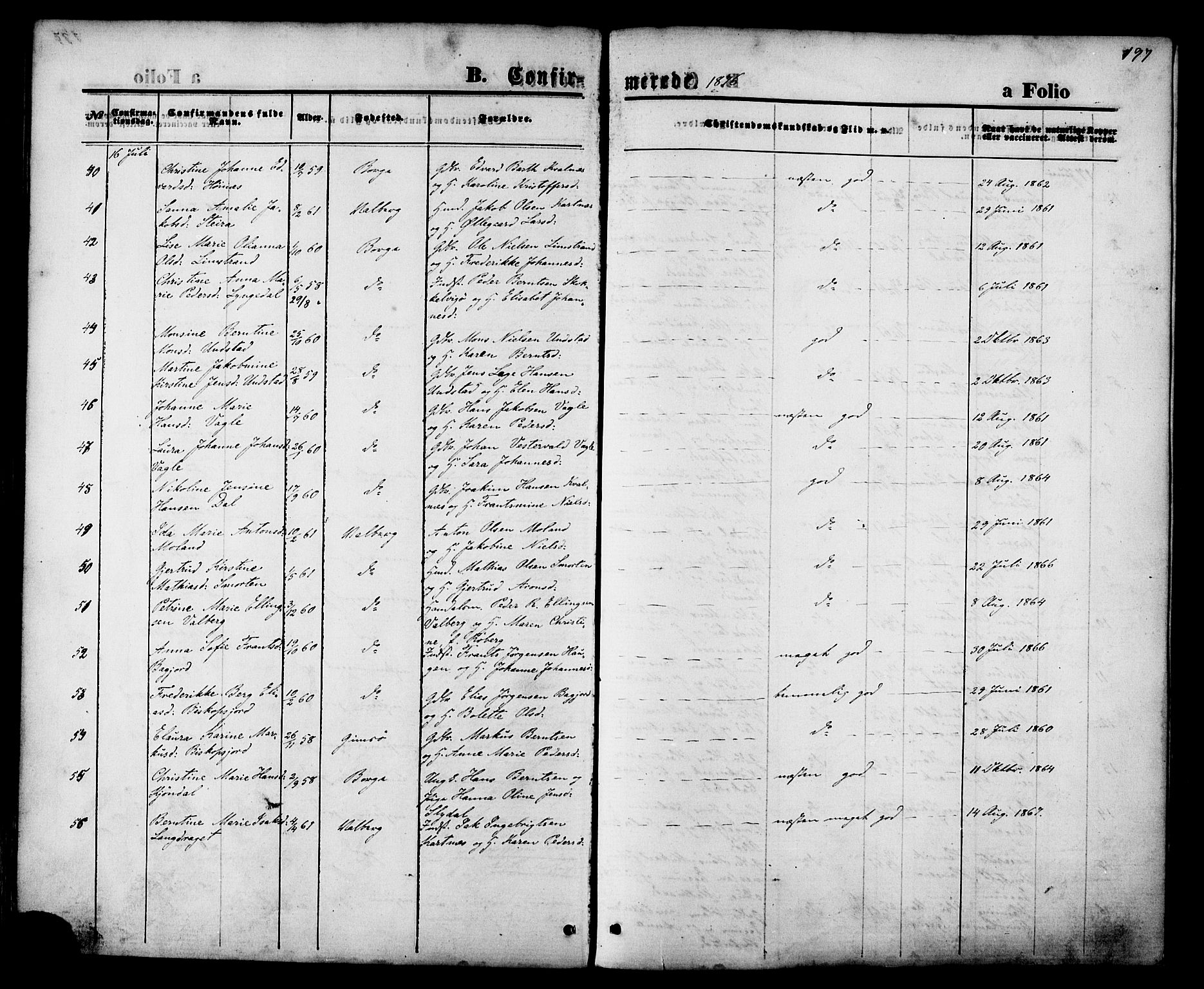 Ministerialprotokoller, klokkerbøker og fødselsregistre - Nordland, SAT/A-1459/880/L1132: Parish register (official) no. 880A06, 1869-1887, p. 197