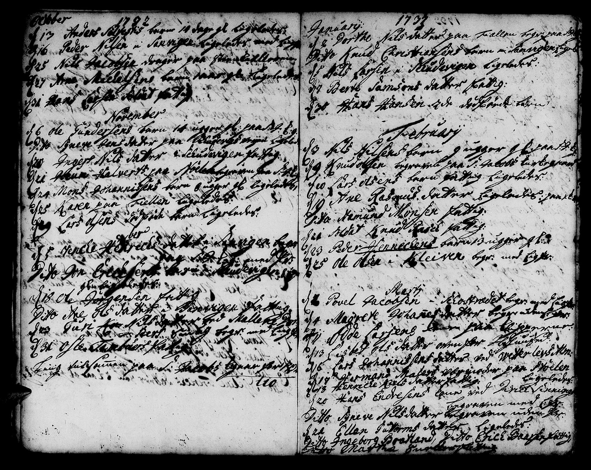 Korskirken sokneprestembete, AV/SAB-A-76101/H/Haa/L0011: Parish register (official) no. A 11, 1731-1785, p. 7