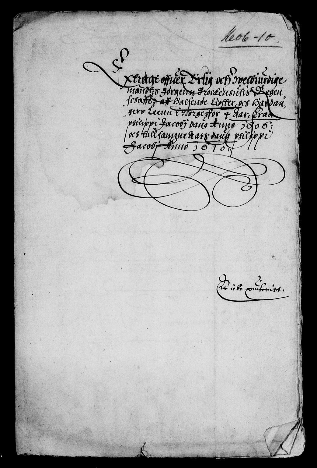 Rentekammeret inntil 1814, Reviderte regnskaper, Lensregnskaper, RA/EA-5023/R/Rb/Rbu/L0001: Hardanger og Halsnøy kloster len, 1606-1617