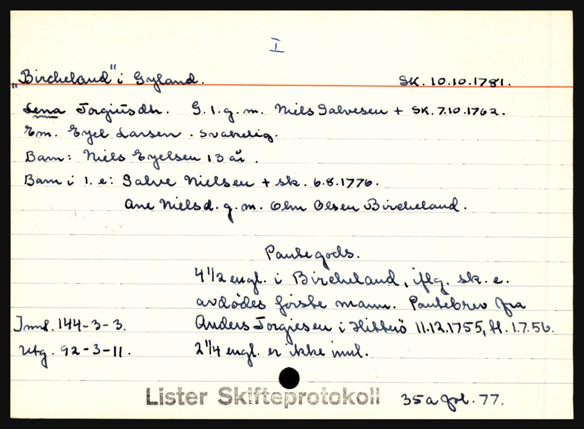 Lister sorenskriveri, AV/SAK-1221-0003/H, p. 1759