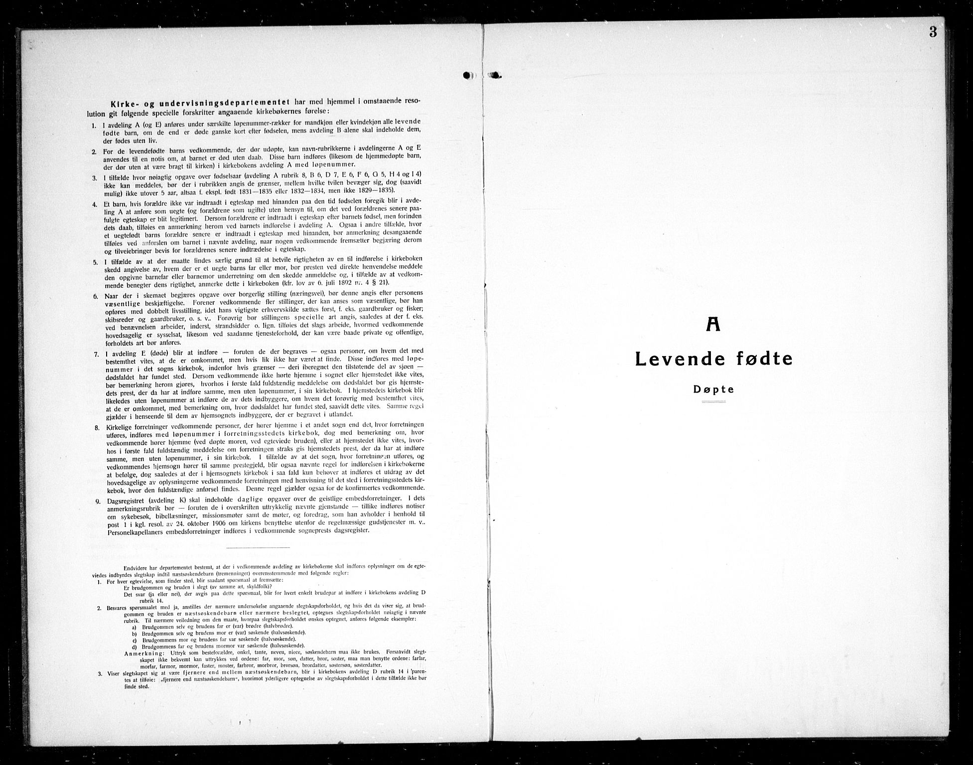 Spydeberg prestekontor Kirkebøker, SAO/A-10924/G/Ga/L0003: Parish register (copy) no. I 3, 1918-1934, p. 3