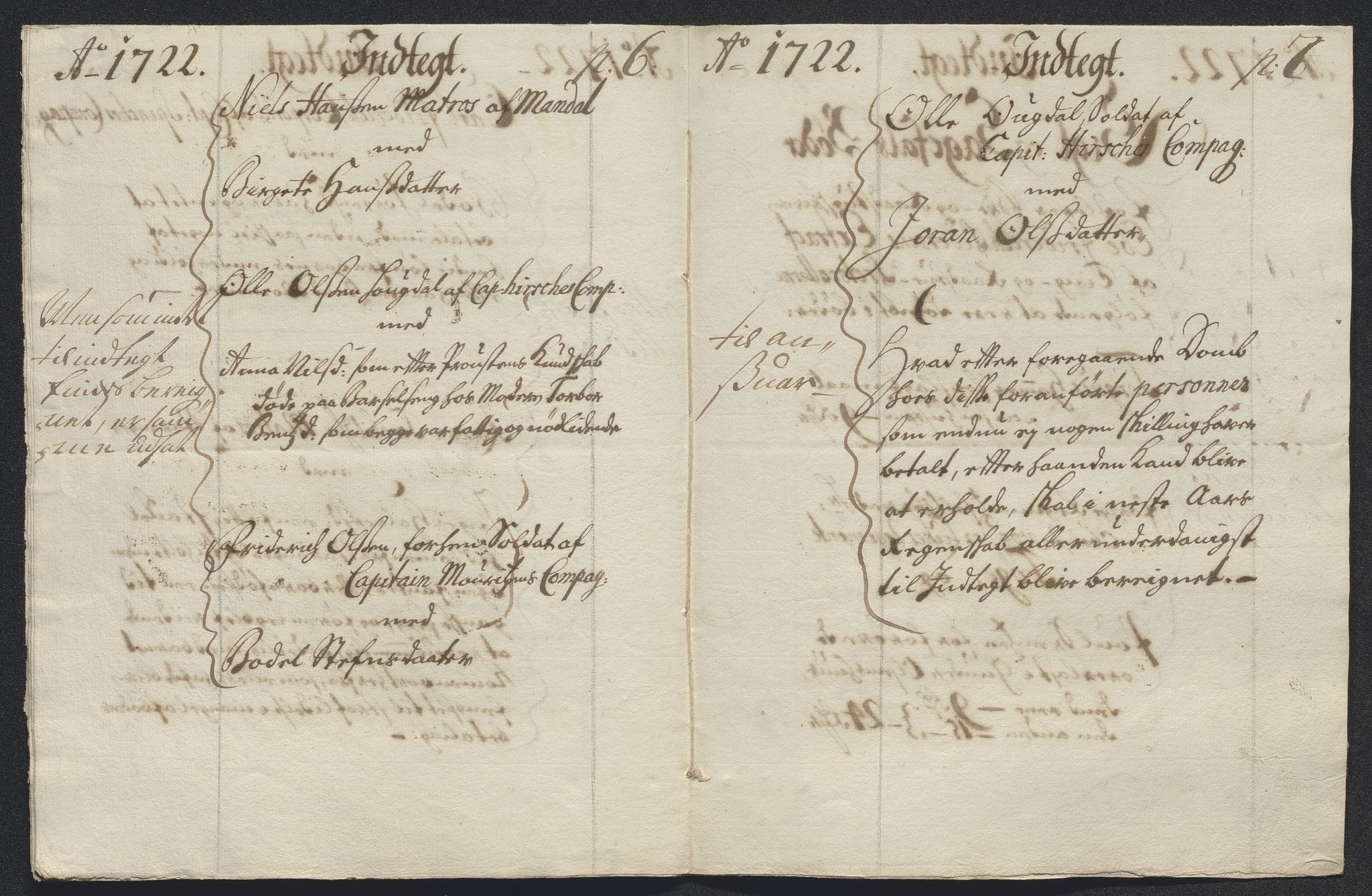 Rentekammeret inntil 1814, Reviderte regnskaper, Byregnskaper, AV/RA-EA-4066/R/Rm/L0286: [M19] Sikt og sakefall, 1719-1727, p. 85
