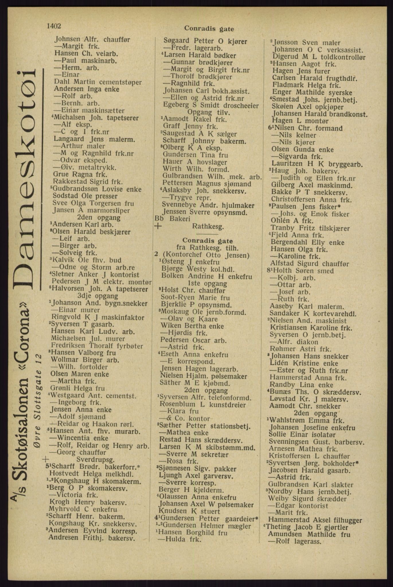 Kristiania/Oslo adressebok, PUBL/-, 1929, p. 1402