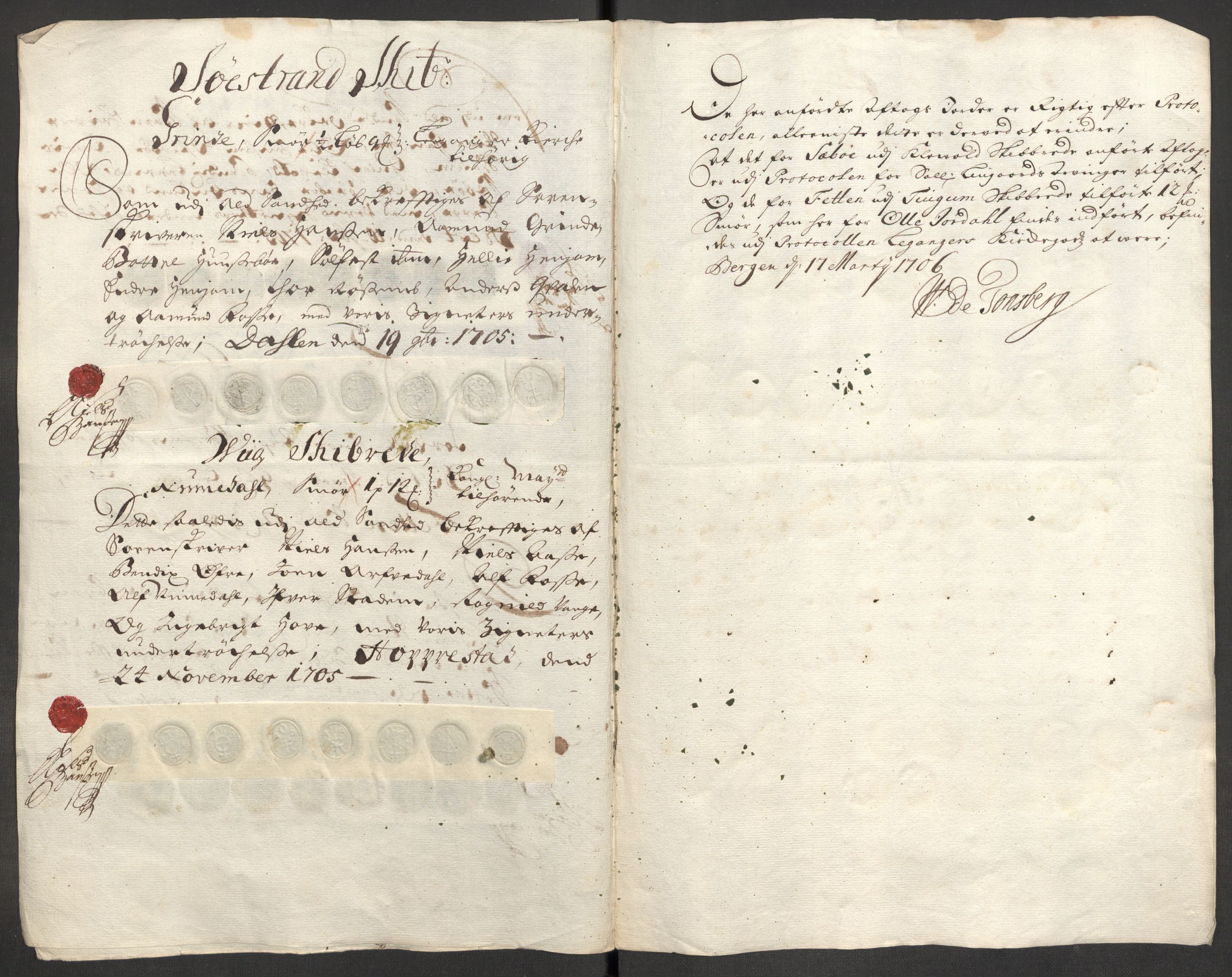 Rentekammeret inntil 1814, Reviderte regnskaper, Fogderegnskap, RA/EA-4092/R52/L3314: Fogderegnskap Sogn, 1705-1707, p. 148