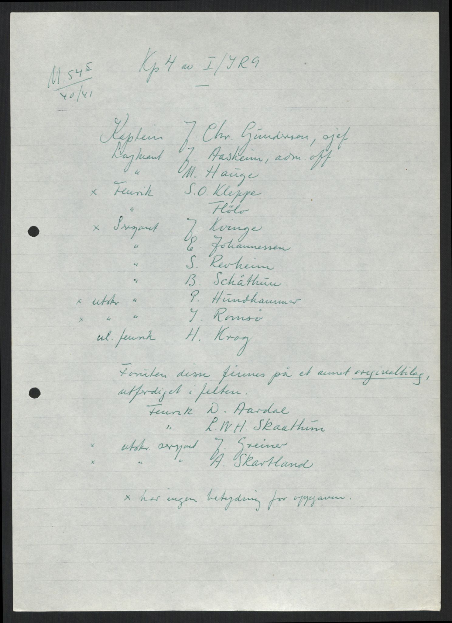 Forsvaret, Forsvarets krigshistoriske avdeling, AV/RA-RAFA-2017/Y/Yb/L0099: II-C-11-400  -  4. Divisjon., 1940, p. 18