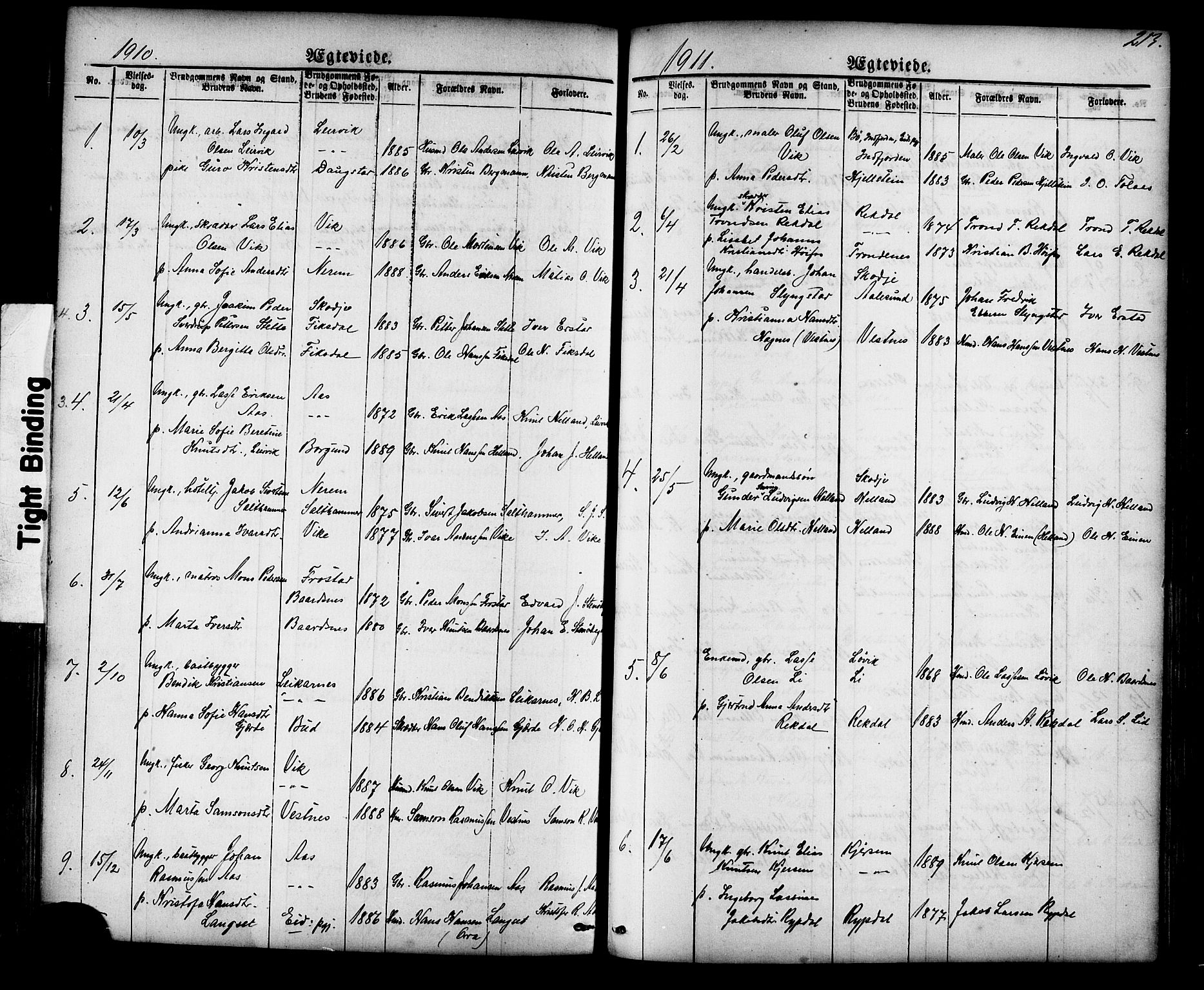 Ministerialprotokoller, klokkerbøker og fødselsregistre - Møre og Romsdal, SAT/A-1454/539/L0536: Parish register (copy) no. 539C02, 1867-1913, p. 213