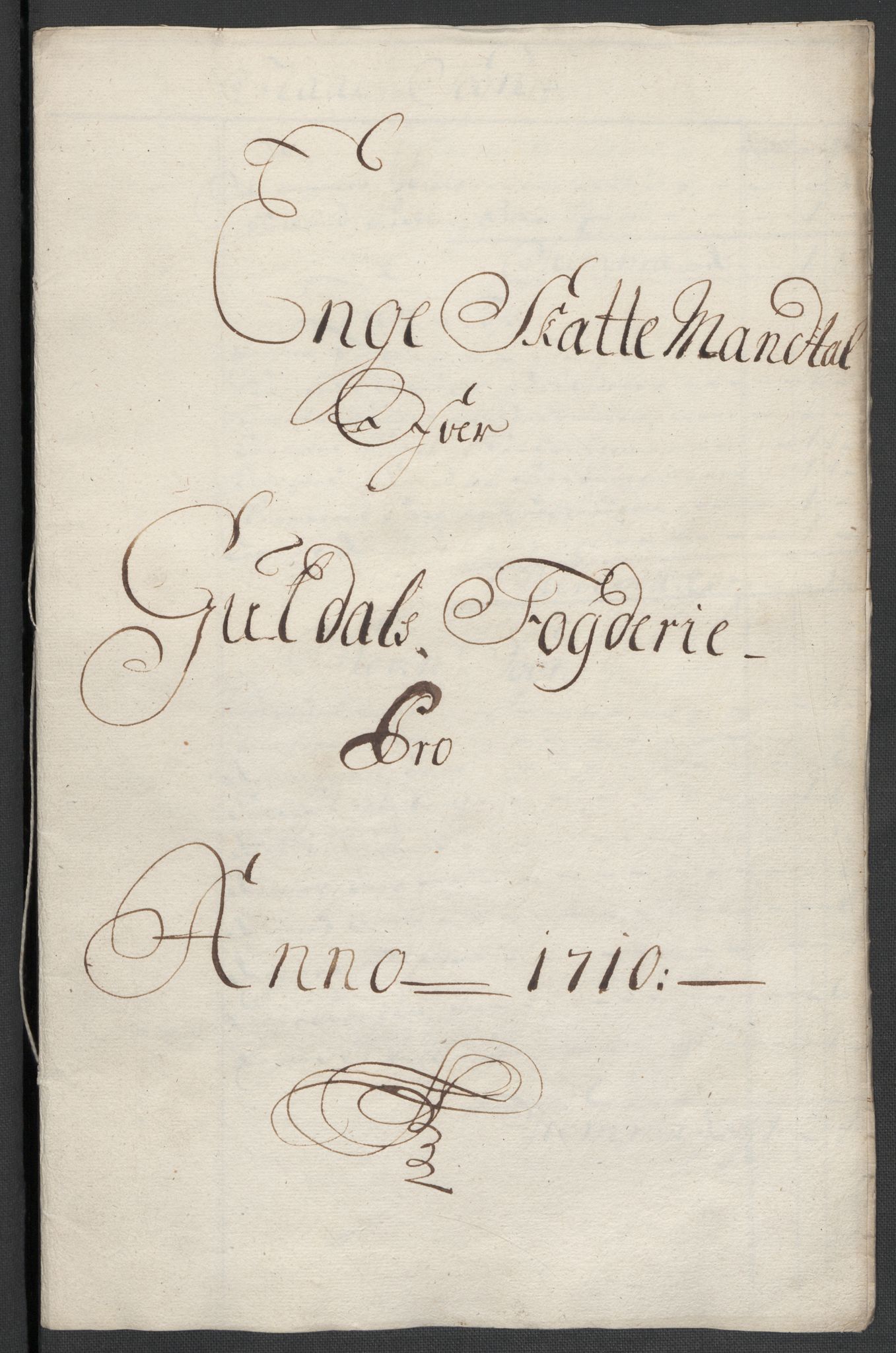 Rentekammeret inntil 1814, Reviderte regnskaper, Fogderegnskap, RA/EA-4092/R60/L3960: Fogderegnskap Orkdal og Gauldal, 1710, p. 278