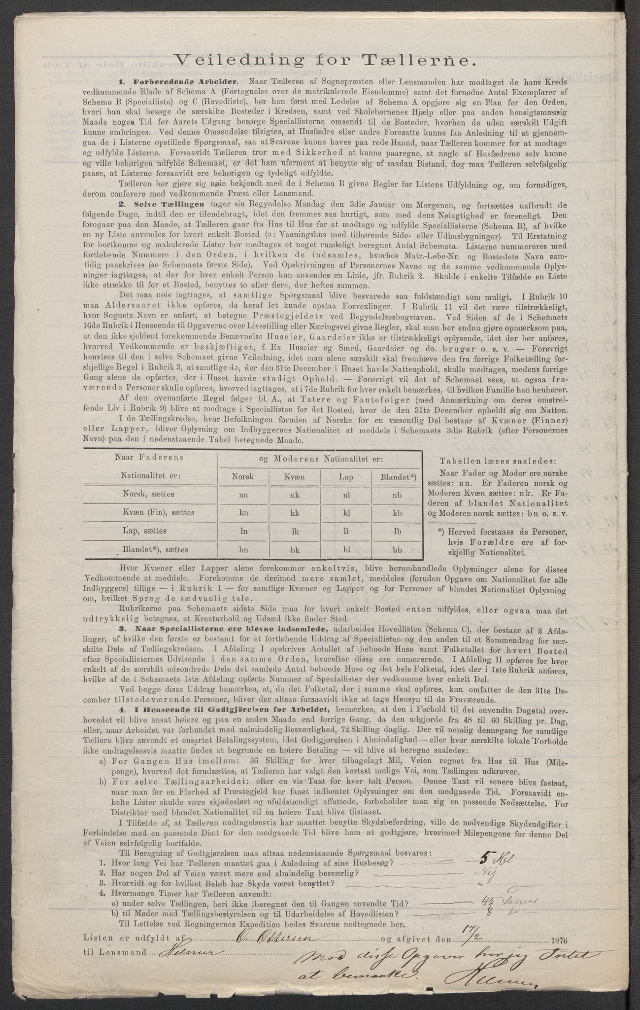 RA, 1875 census for 0220P Asker, 1875, p. 41