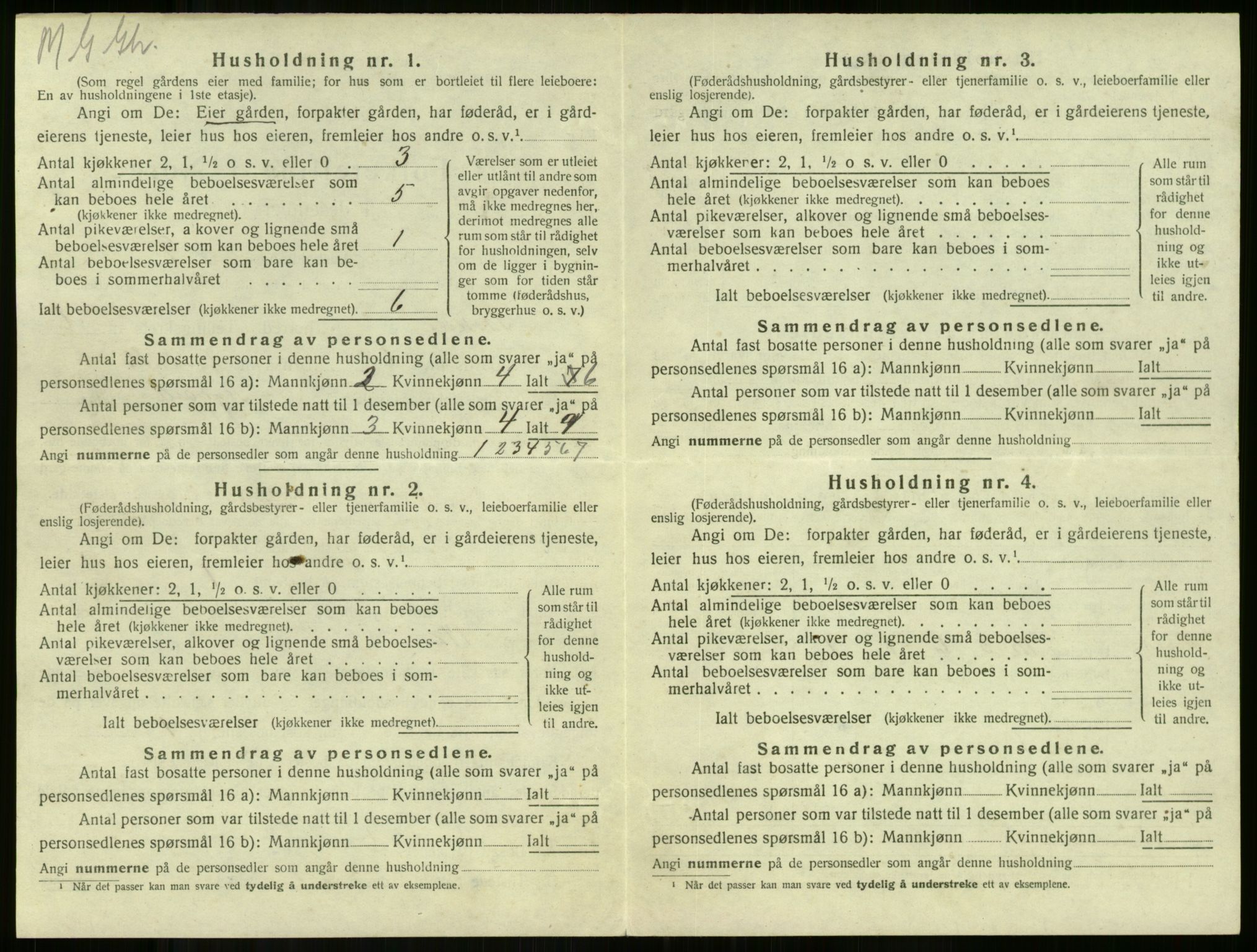 SAKO, 1920 census for Stokke, 1920, p. 1117