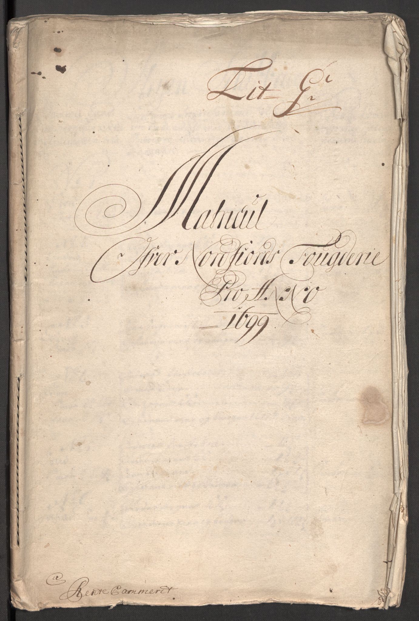 Rentekammeret inntil 1814, Reviderte regnskaper, Fogderegnskap, AV/RA-EA-4092/R53/L3424: Fogderegnskap Sunn- og Nordfjord, 1699, p. 189