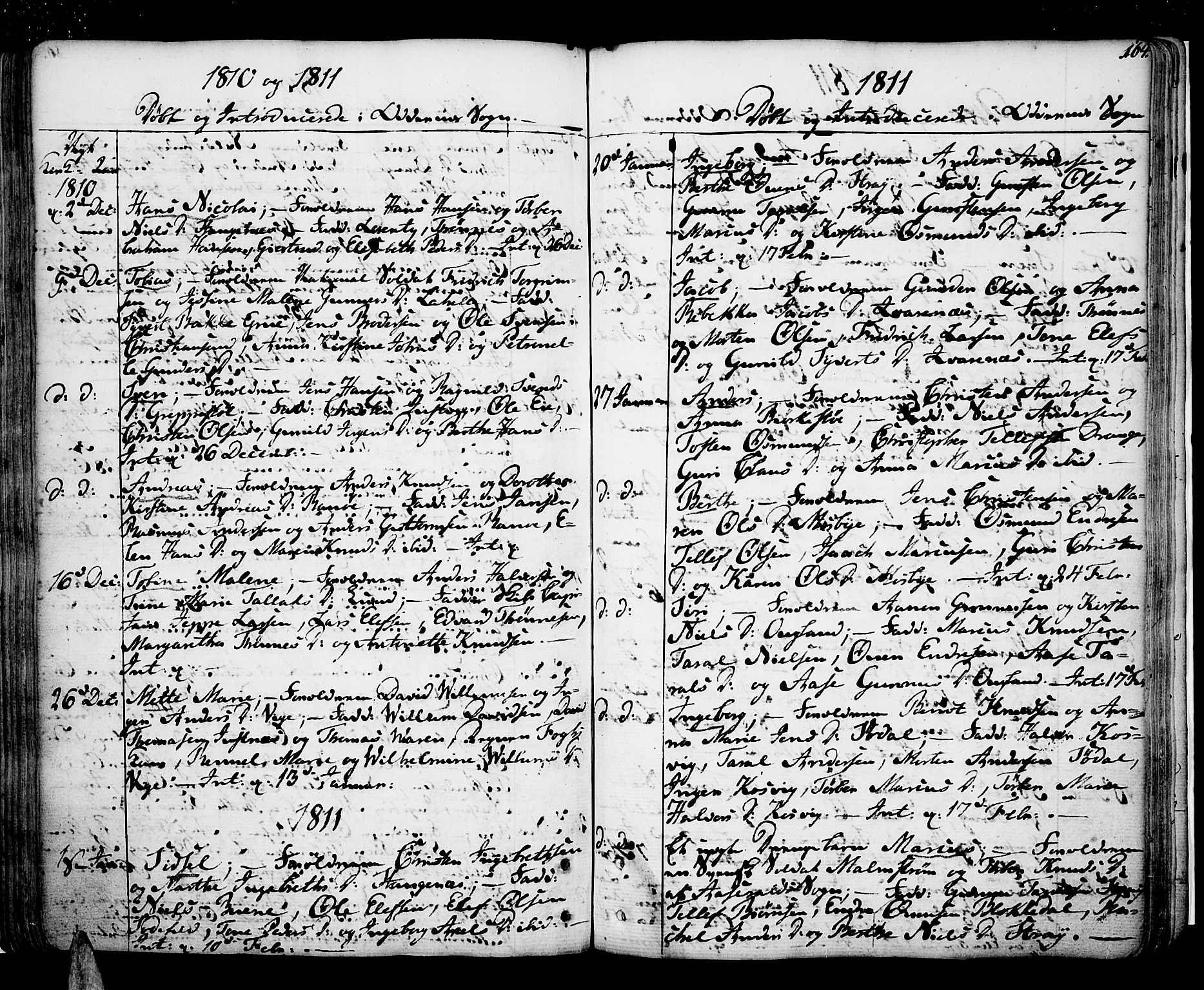 Oddernes sokneprestkontor, AV/SAK-1111-0033/F/Fa/Faa/L0004: Parish register (official) no. A 4, 1764-1820, p. 164