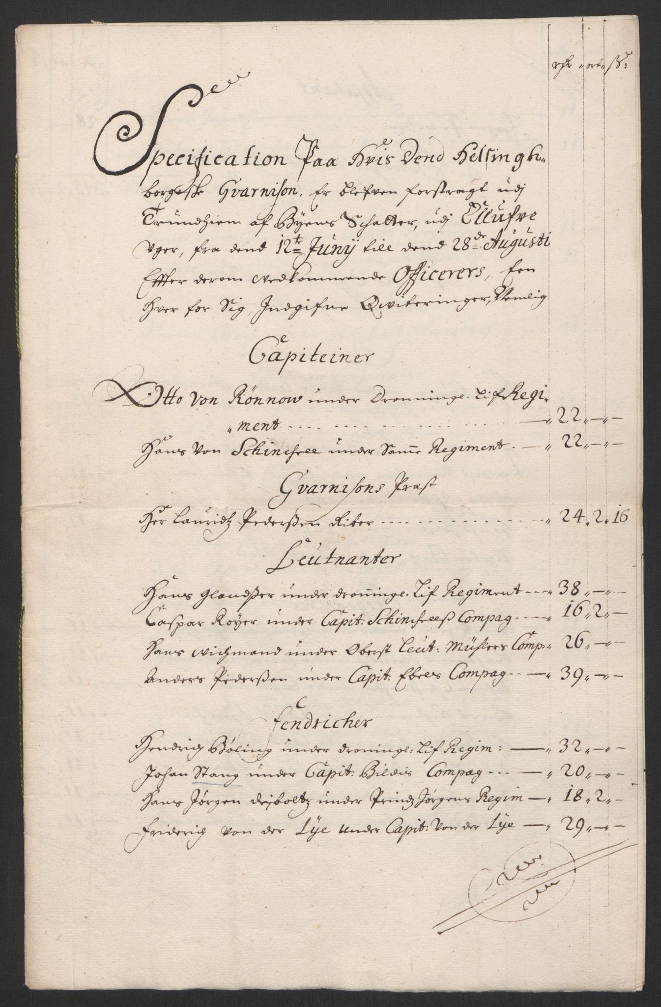 Rentekammeret inntil 1814, Reviderte regnskaper, Byregnskaper, AV/RA-EA-4066/R/Rs/L0504: [S1] Kontribusjonsregnskap, 1631-1684, p. 128