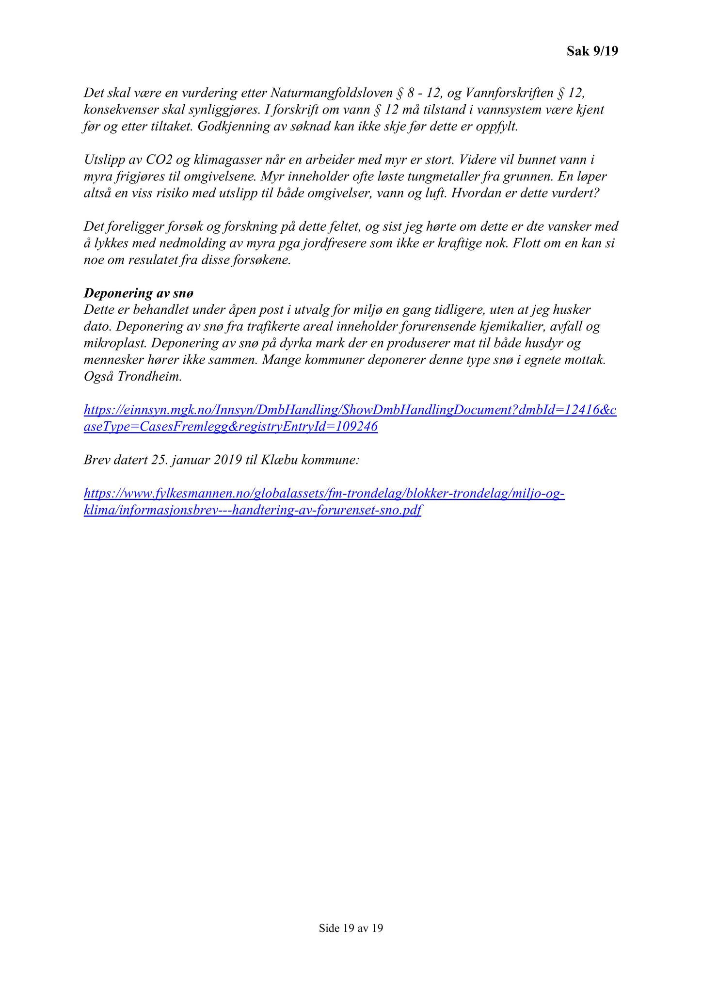 Klæbu Kommune, TRKO/KK/06-UM/L006: Utvalg for miljø - Møtedokumenter 2019, 2019, p. 39