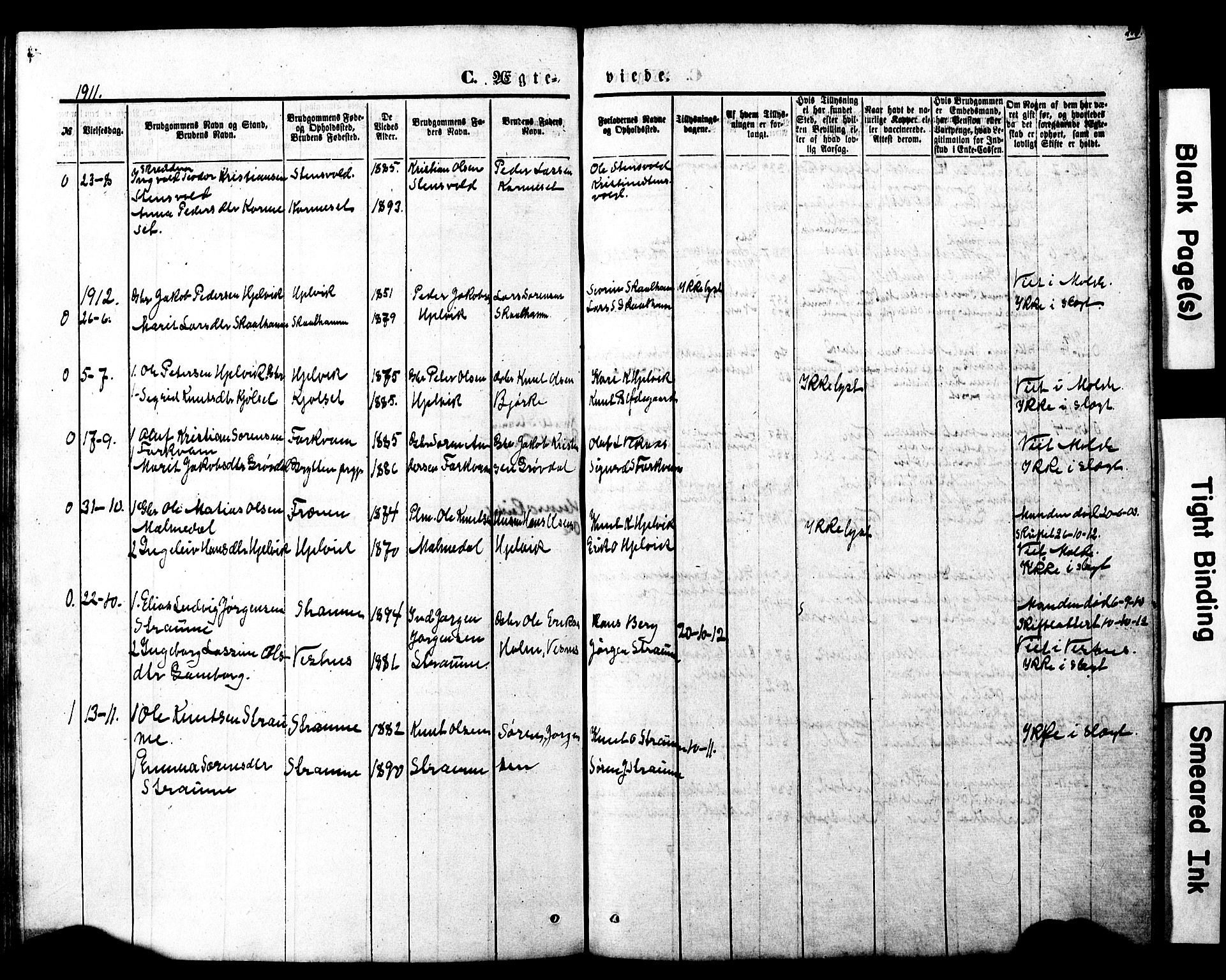 Ministerialprotokoller, klokkerbøker og fødselsregistre - Møre og Romsdal, AV/SAT-A-1454/550/L0618: Parish register (copy) no. 550C01, 1870-1927, p. 202