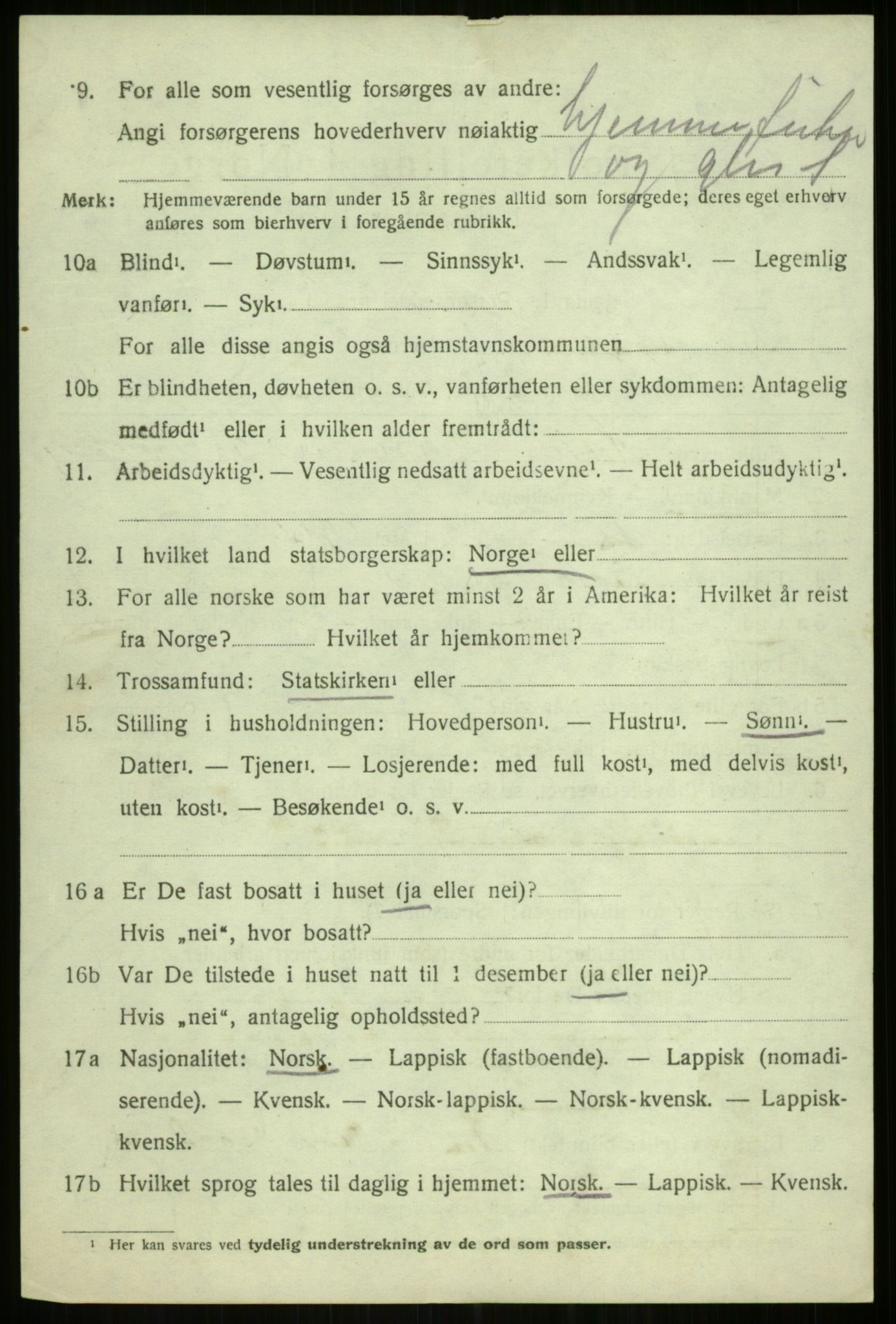 SATØ, 1920 census for Tromsøysund, 1920, p. 2361