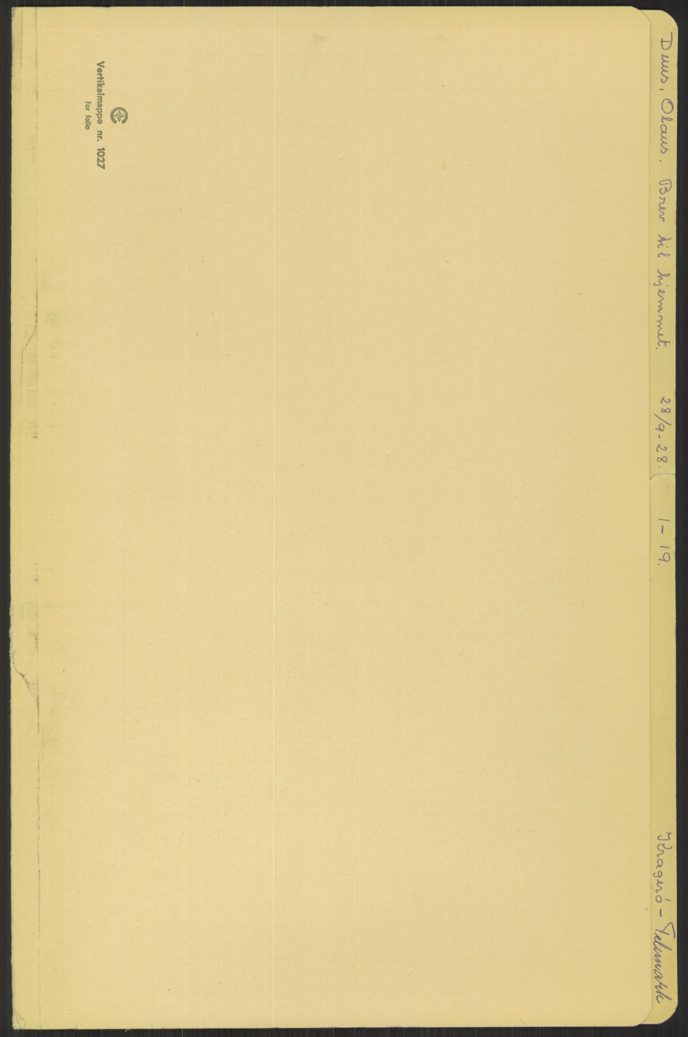 Samlinger til kildeutgivelse, Amerikabrevene, RA/EA-4057/F/L0022: Innlån fra Vestfold. Innlån fra Telemark: Bratås - Duus, 1838-1914, p. 251