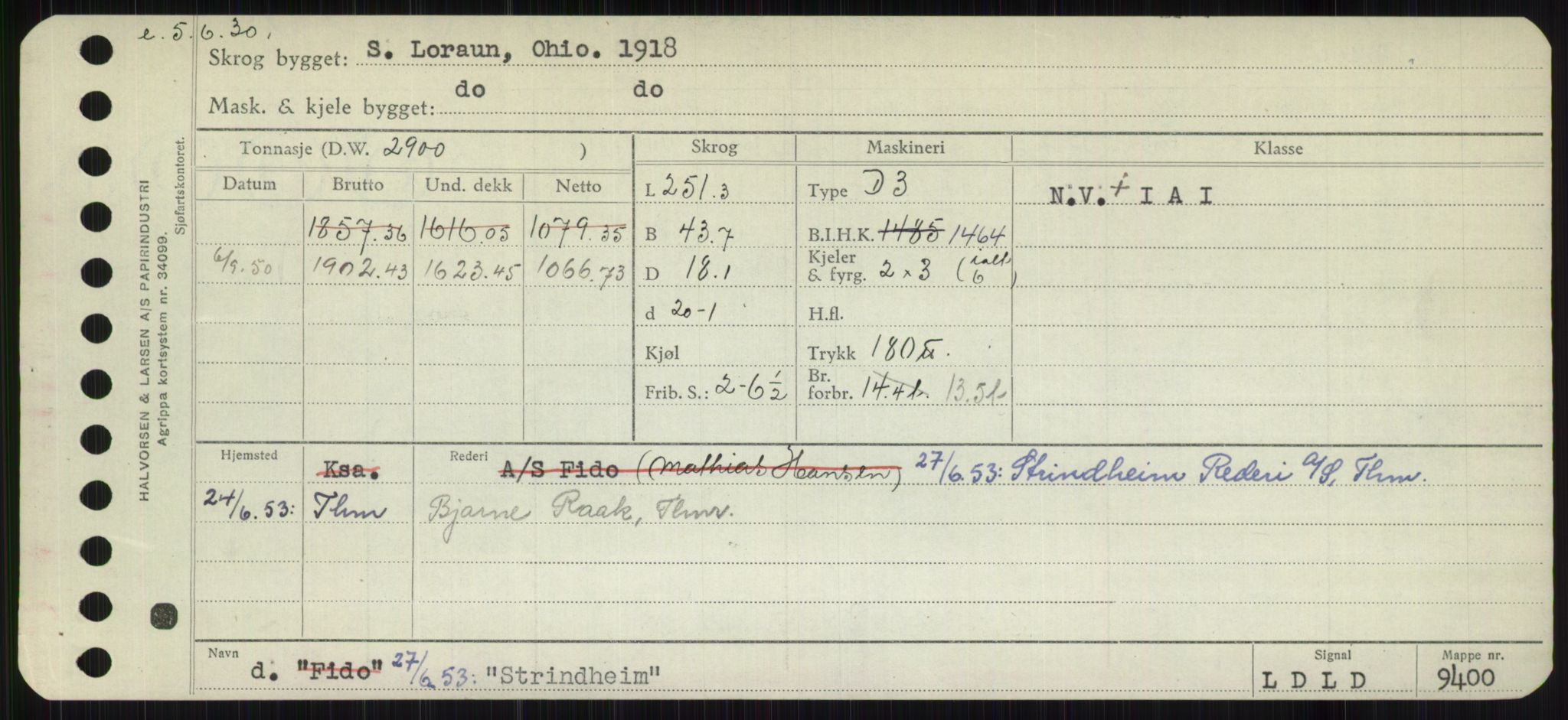 Sjøfartsdirektoratet med forløpere, Skipsmålingen, AV/RA-S-1627/H/Hb/L0004: Fartøy, O-S, p. 469