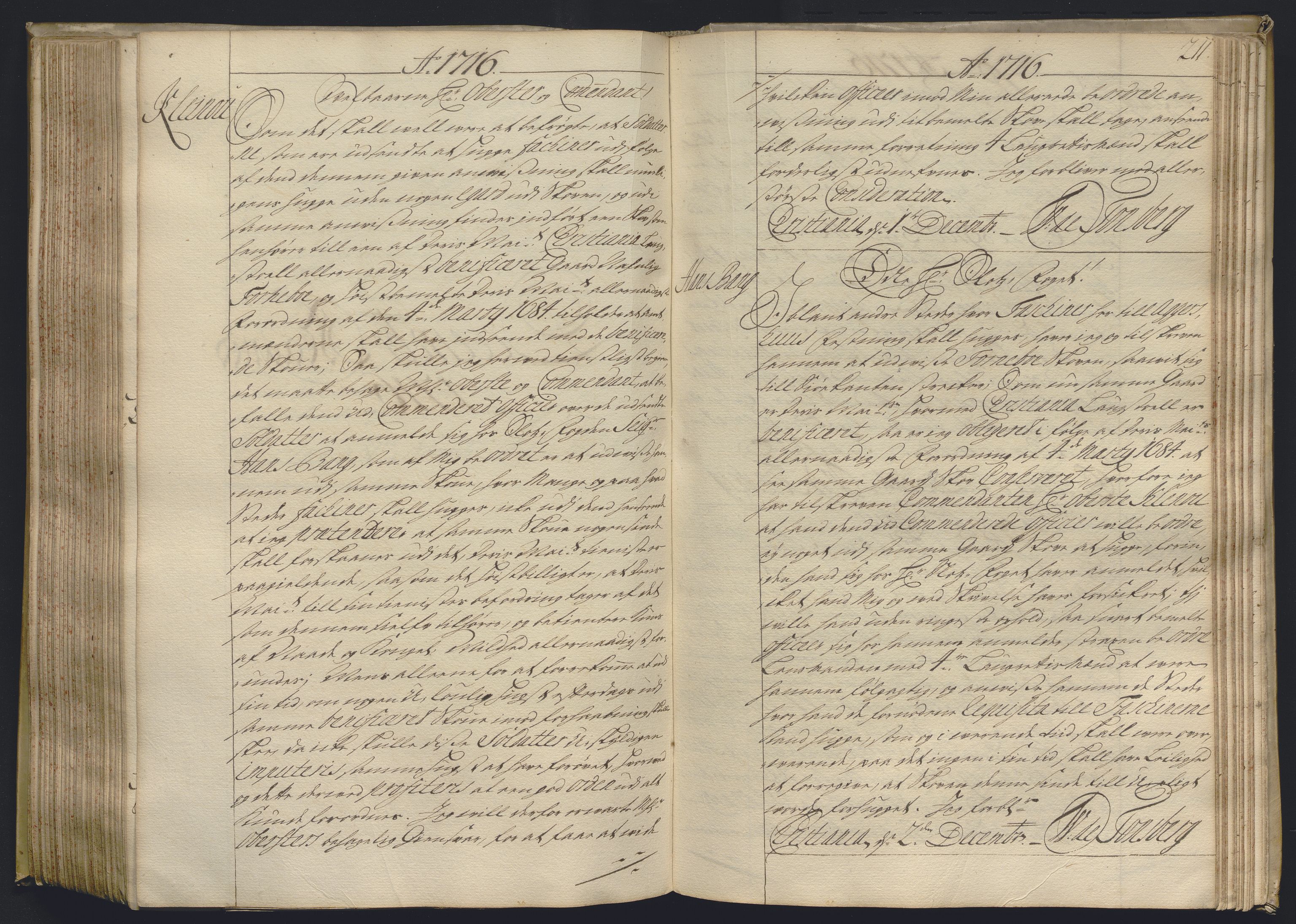 Kristiania stiftamt, AV/SAO-A-10386/B/Ba/L0004: Kopibok, 1715-1717, p. 210b-211a