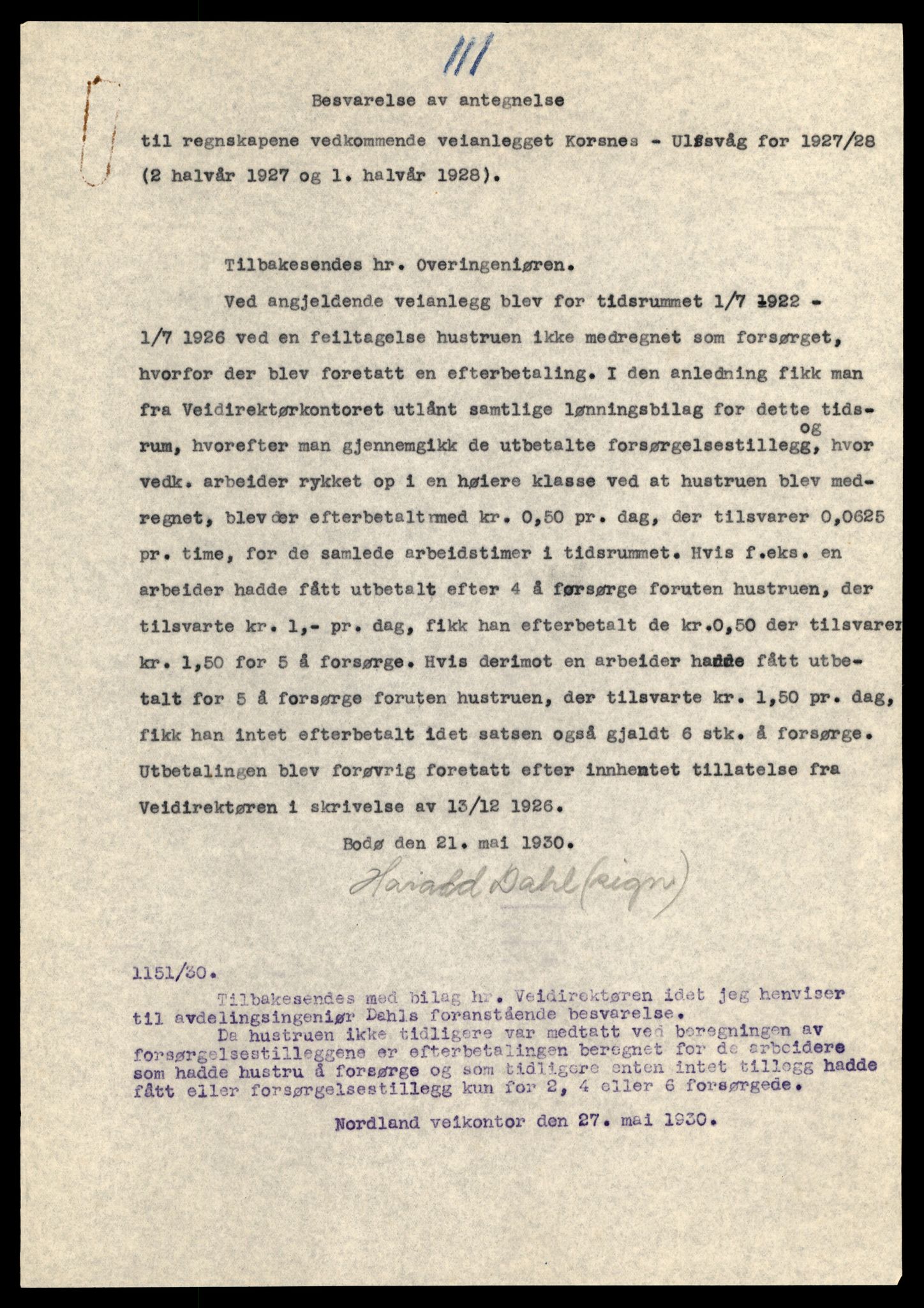 Nordland vegkontor, AV/SAT-A-4181/F/Fa/L0030: Hamarøy/Tysfjord, 1885-1948, p. 530