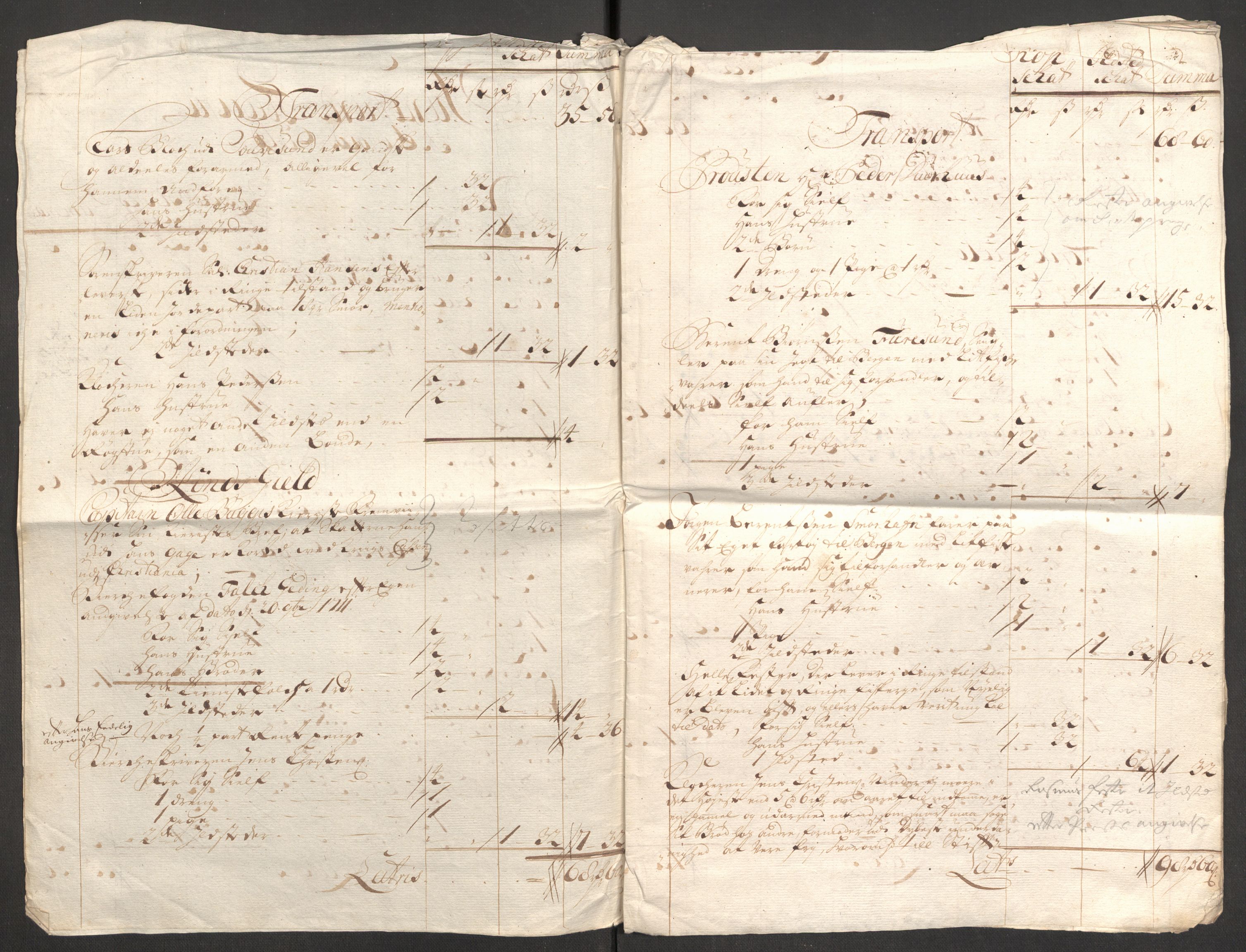 Rentekammeret inntil 1814, Reviderte regnskaper, Fogderegnskap, AV/RA-EA-4092/R53/L3434: Fogderegnskap Sunn- og Nordfjord, 1711, p. 5