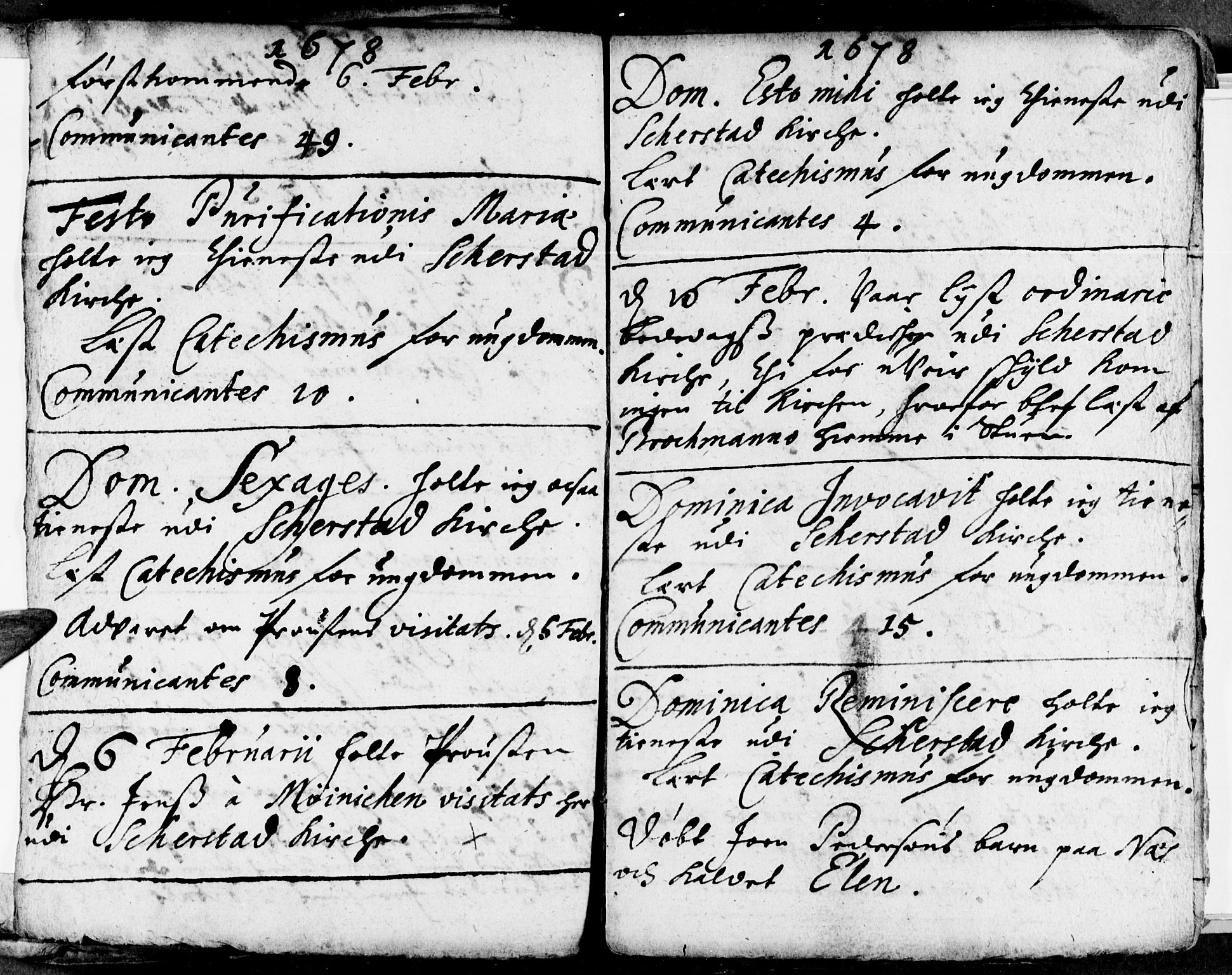 Ministerialprotokoller, klokkerbøker og fødselsregistre - Nordland, AV/SAT-A-1459/852/L0731: Parish register (official) no. 852A01, 1672-1678