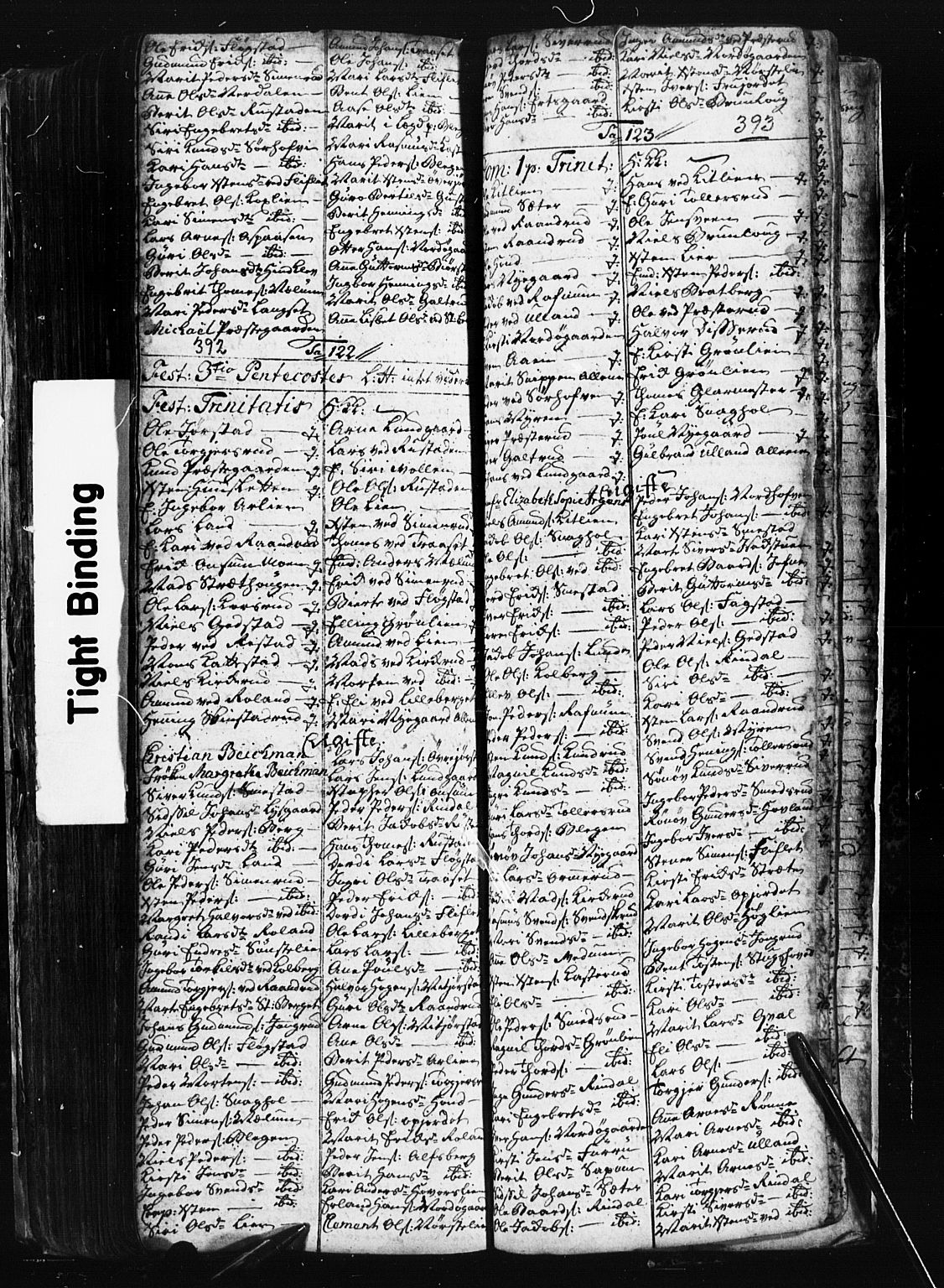 Fåberg prestekontor, AV/SAH-PREST-086/H/Ha/Hab/L0001: Parish register (copy) no. 1, 1727-1767, p. 392-393