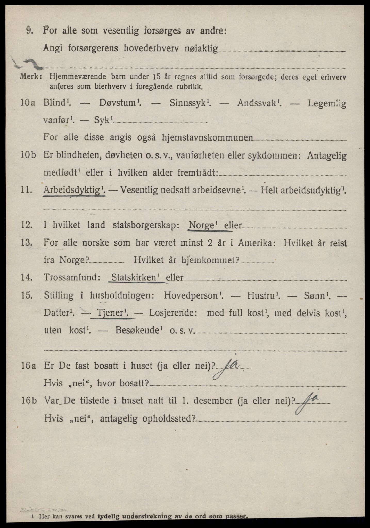 SAT, 1920 census for Hen, 1920, p. 761