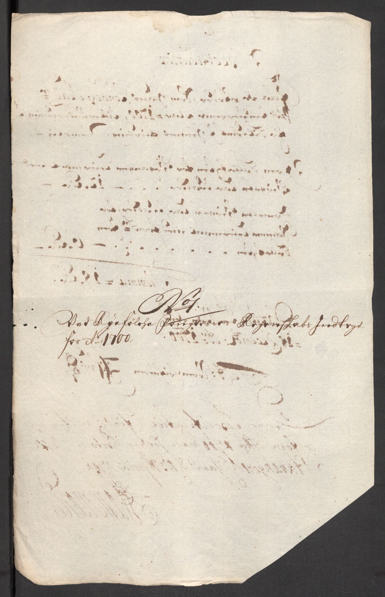 Rentekammeret inntil 1814, Reviderte regnskaper, Fogderegnskap, RA/EA-4092/R47/L2858: Fogderegnskap Ryfylke, 1697-1700, p. 353