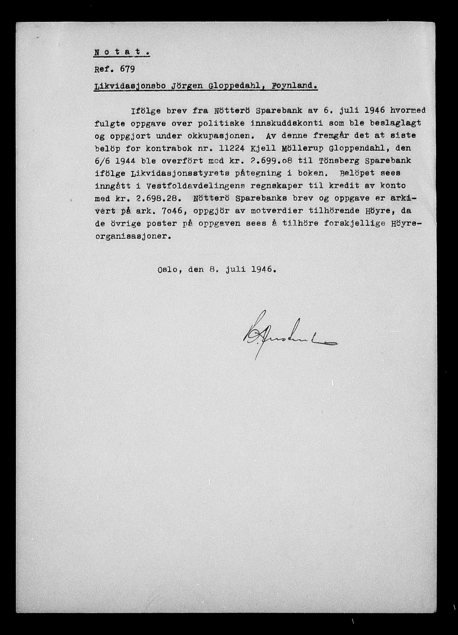 Justisdepartementet, Tilbakeføringskontoret for inndratte formuer, AV/RA-S-1564/H/Hc/Hcd/L0995: --, 1945-1947, p. 795