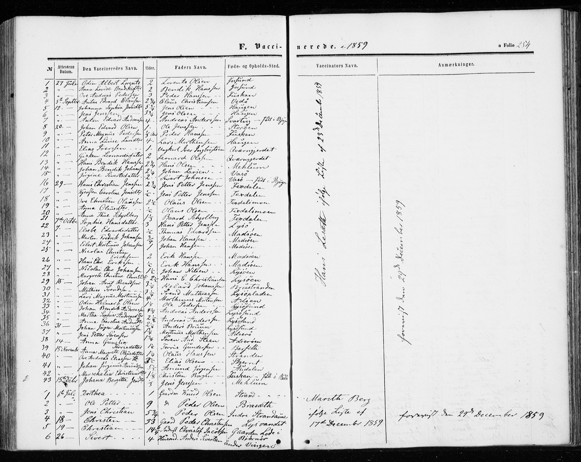 Ministerialprotokoller, klokkerbøker og fødselsregistre - Sør-Trøndelag, SAT/A-1456/655/L0678: Parish register (official) no. 655A07, 1861-1873, p. 254