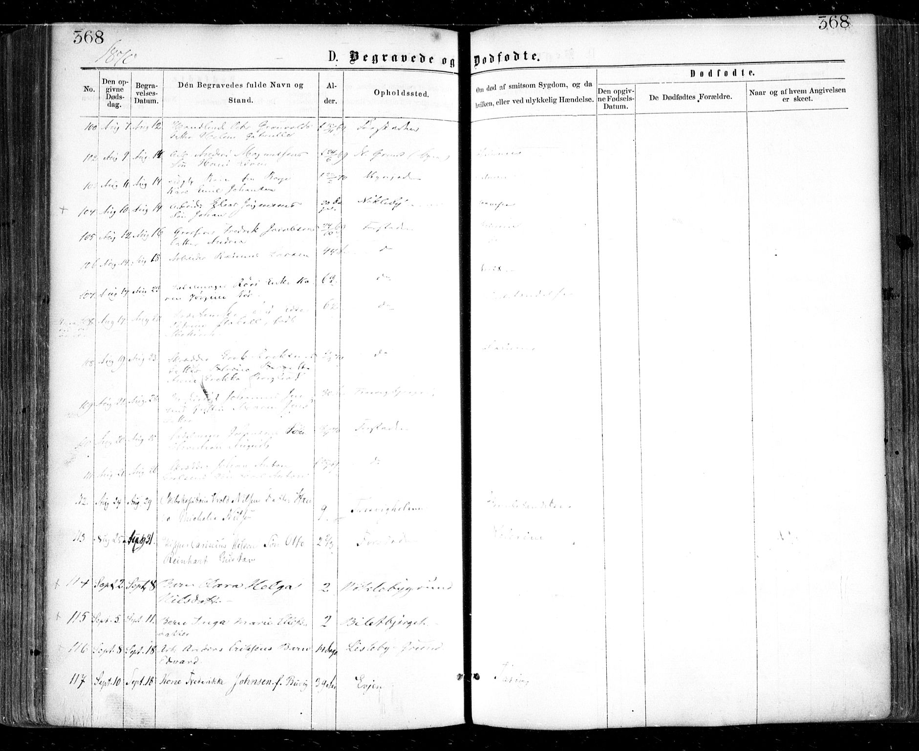 Glemmen prestekontor Kirkebøker, AV/SAO-A-10908/F/Fa/L0008: Parish register (official) no. 8, 1862-1871, p. 368