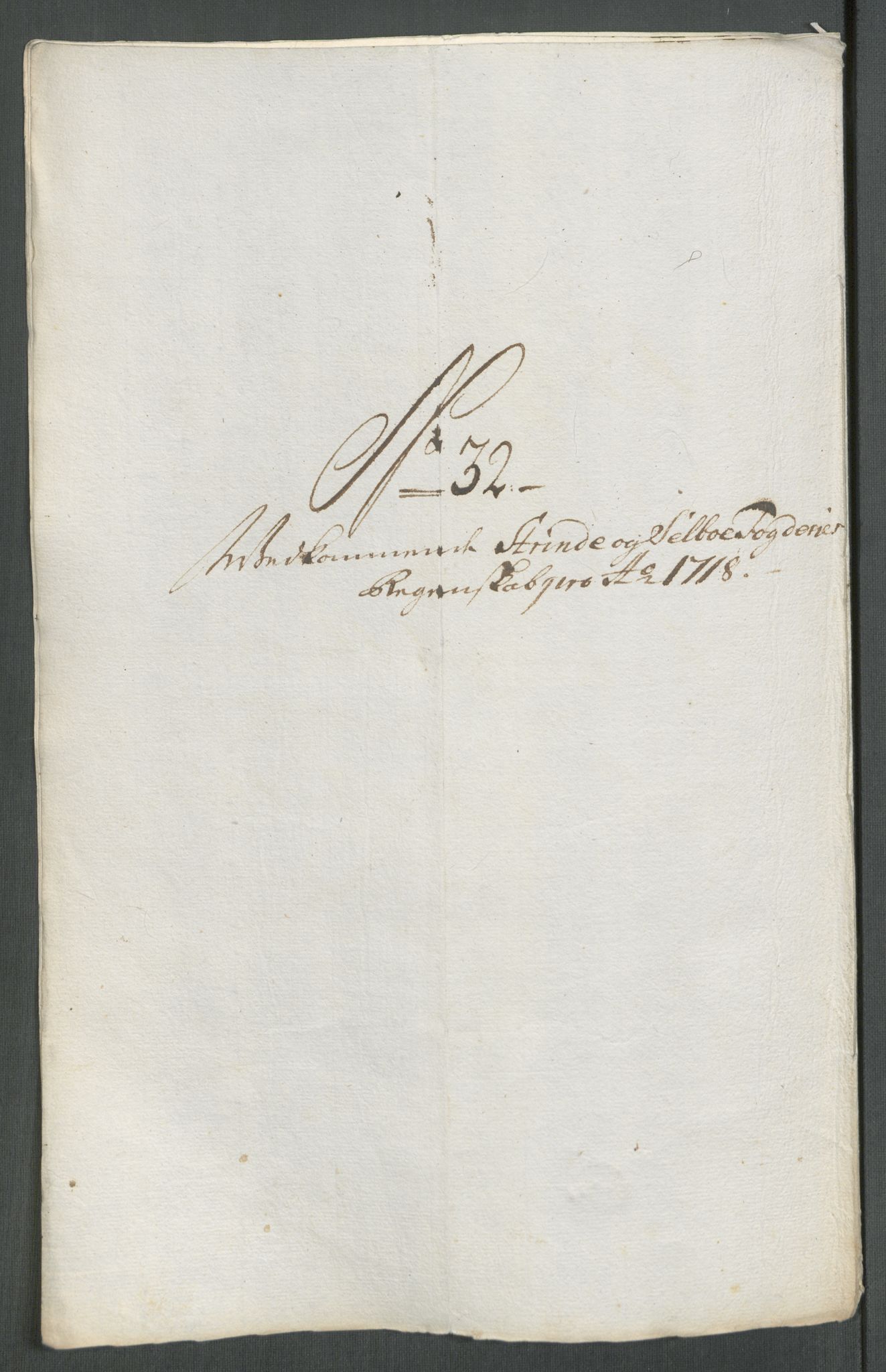 Rentekammeret inntil 1814, Reviderte regnskaper, Fogderegnskap, RA/EA-4092/R61/L4116: Fogderegnskap Strinda og Selbu, 1717-1718, p. 500