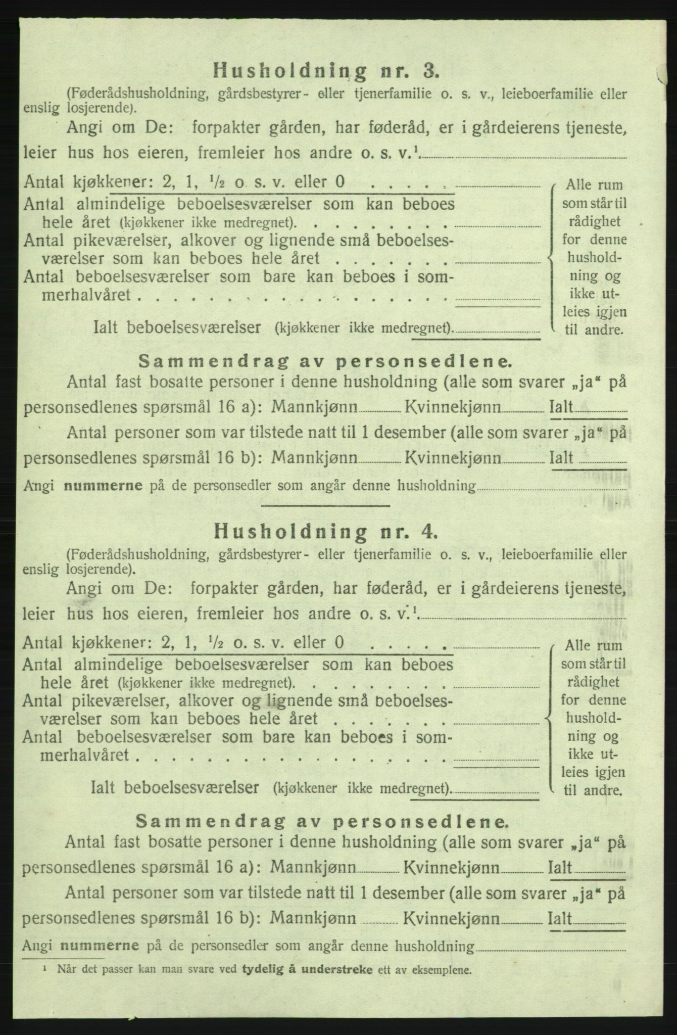 SAB, 1920 census for Strandebarm, 1920, p. 1180