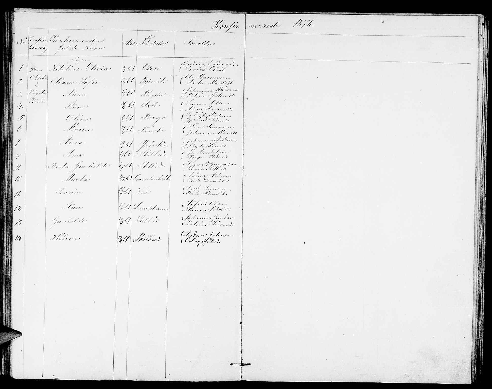 Gaular sokneprestembete, AV/SAB-A-80001/H/Hab: Parish register (copy) no. B 2, 1863-1881