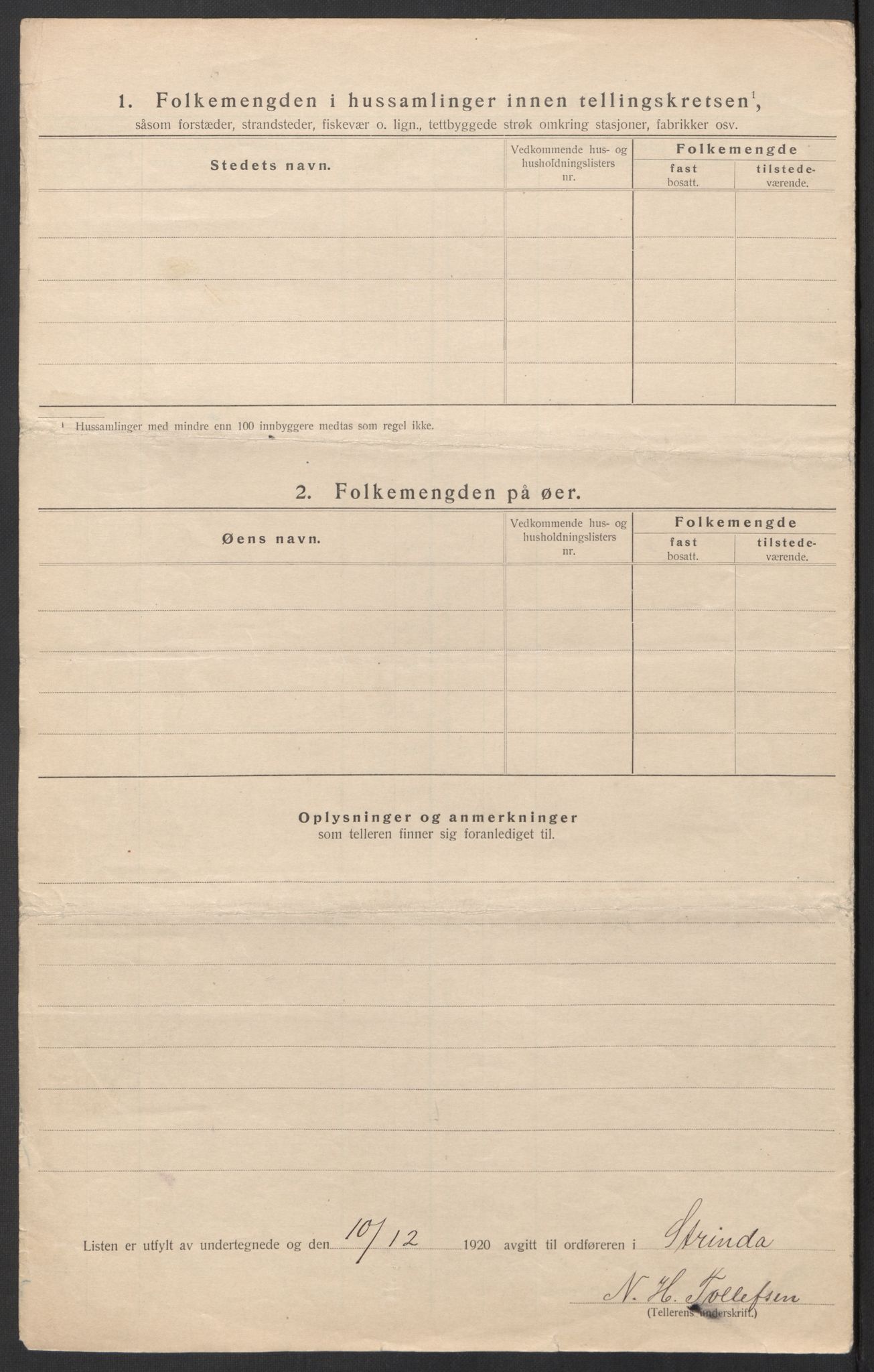 SAT, 1920 census for Strinda, 1920, p. 66