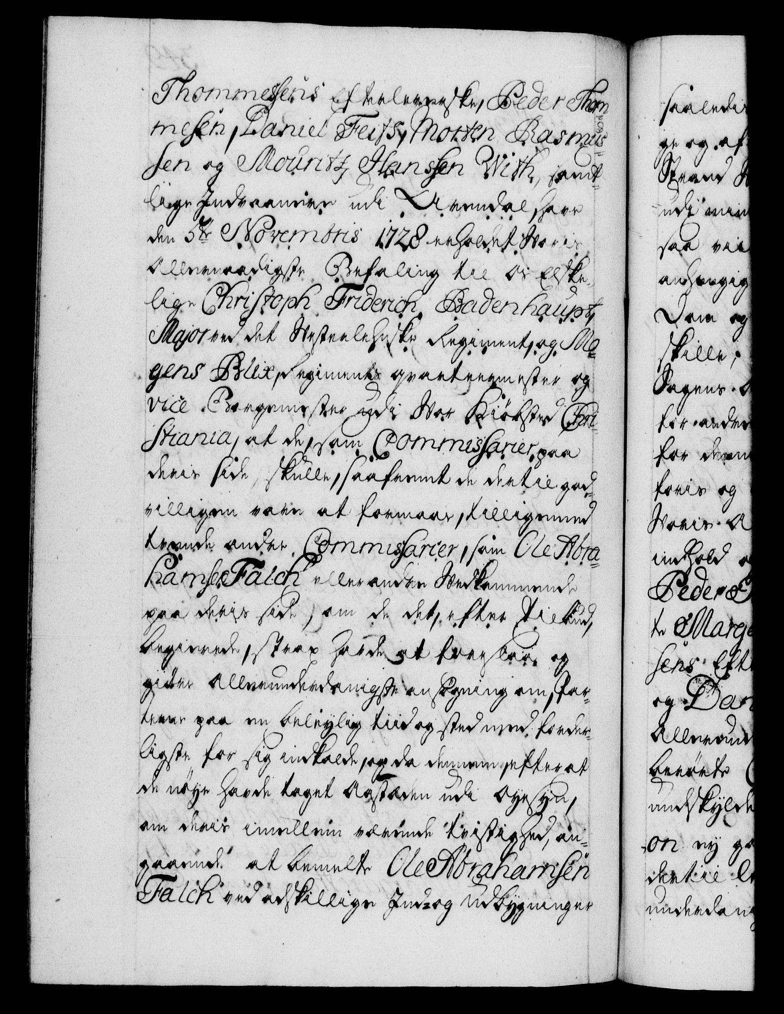 Danske Kanselli 1572-1799, AV/RA-EA-3023/F/Fc/Fca/Fcab/L0024: Norske tegnelser, 1728-1730, p. 349b