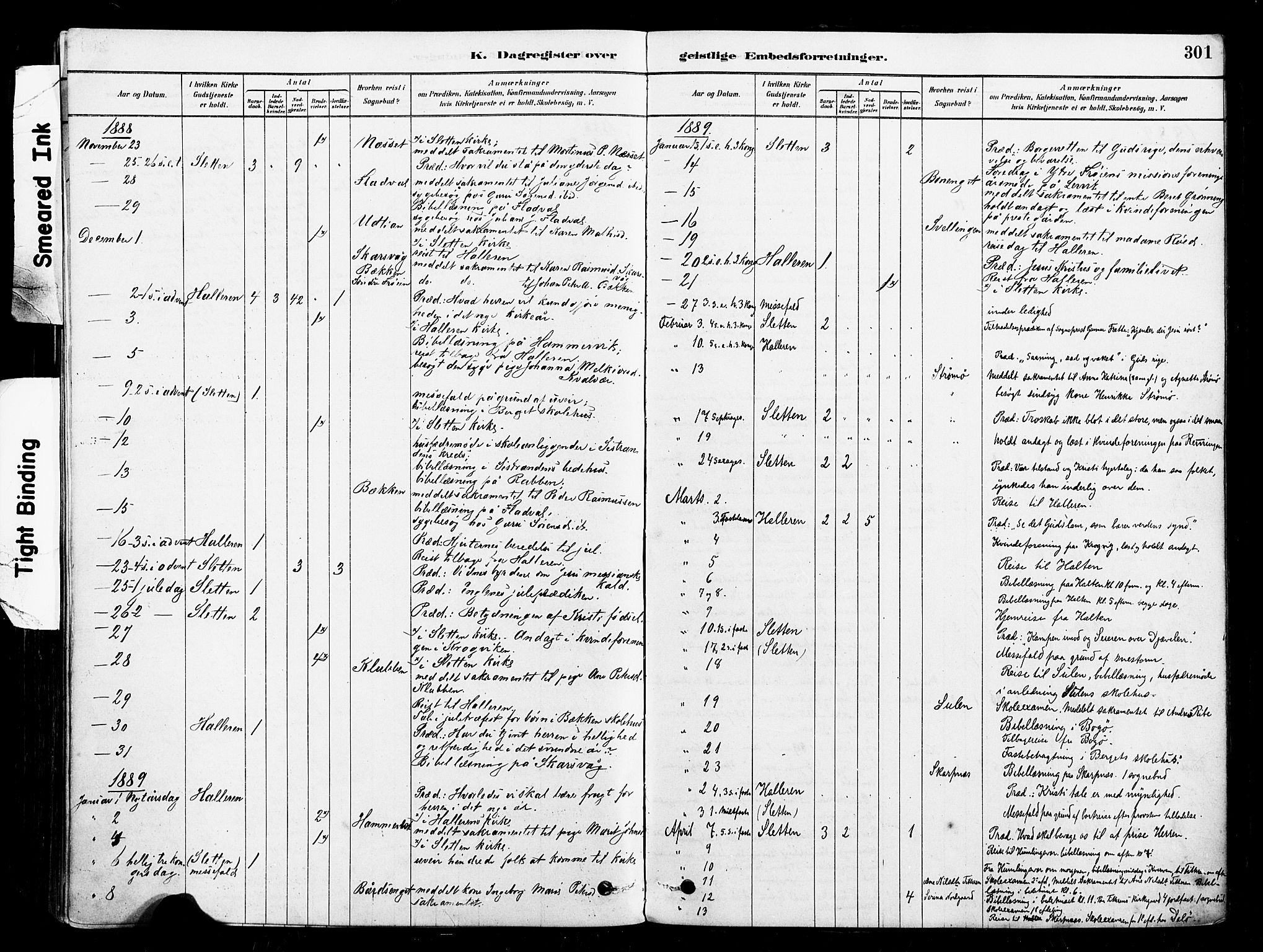 Ministerialprotokoller, klokkerbøker og fødselsregistre - Sør-Trøndelag, SAT/A-1456/640/L0578: Parish register (official) no. 640A03, 1879-1889, p. 301