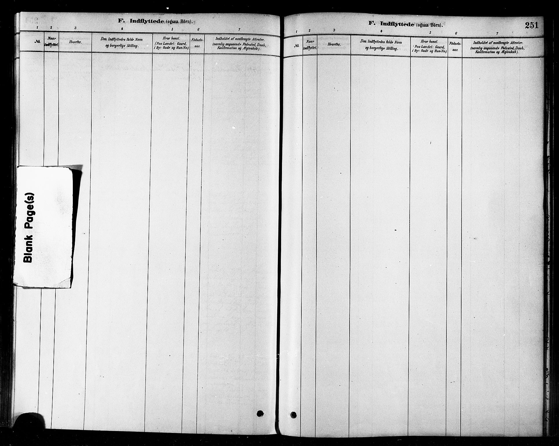 Loppa sokneprestkontor, AV/SATØ-S-1339/H/Ha/L0006kirke: Parish register (official) no. 6, 1879-1895, p. 251