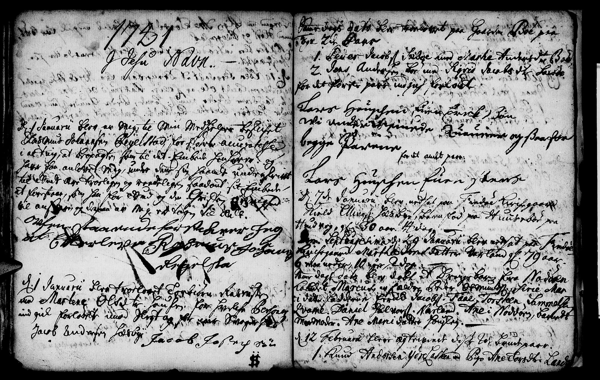 Finnøy sokneprestkontor, SAST/A-101825/H/Ha/Haa/L0003: Parish register (official) no. A 3, 1735-1746