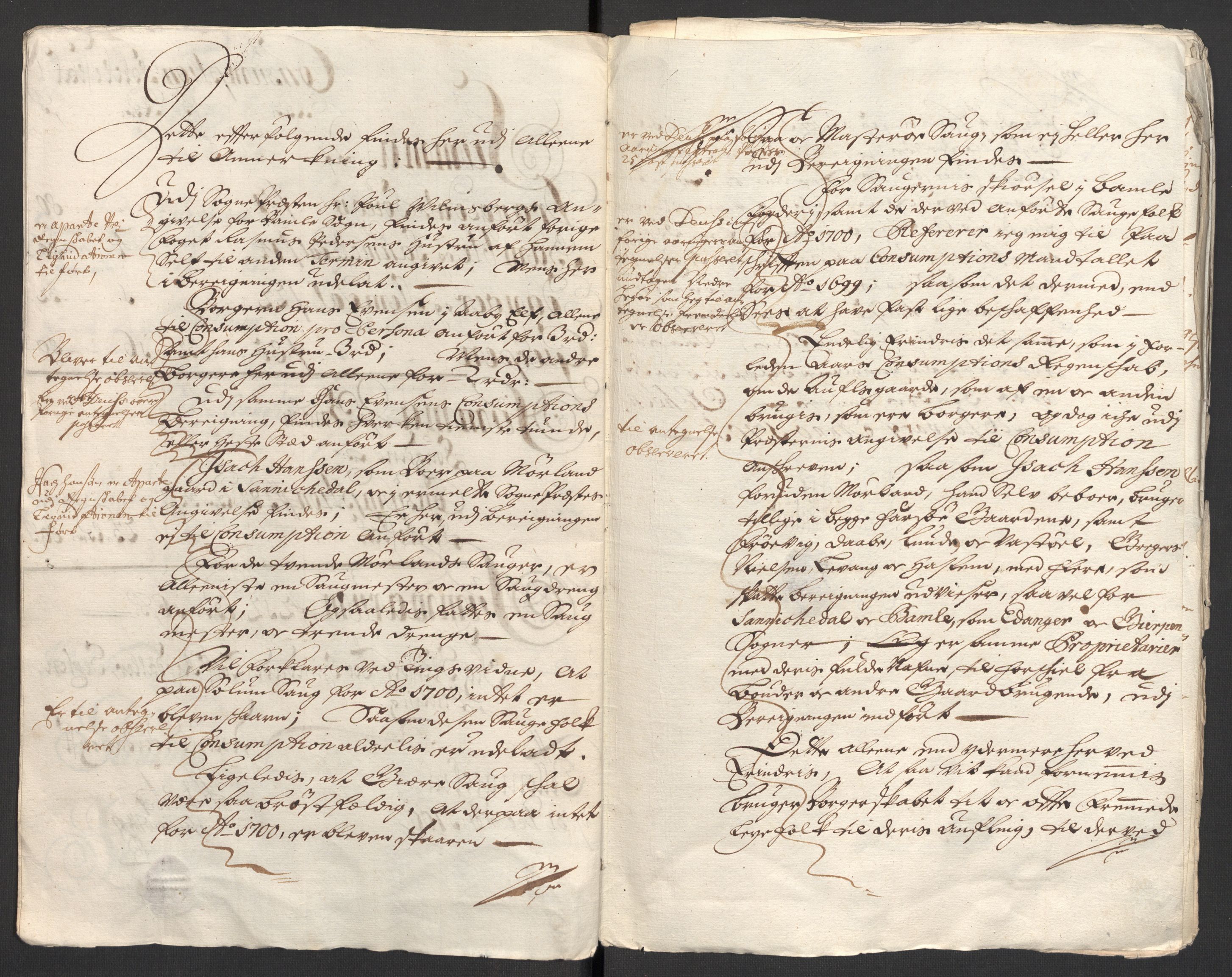 Rentekammeret inntil 1814, Reviderte regnskaper, Fogderegnskap, AV/RA-EA-4092/R36/L2104: Fogderegnskap Øvre og Nedre Telemark og Bamble, 1700, p. 367