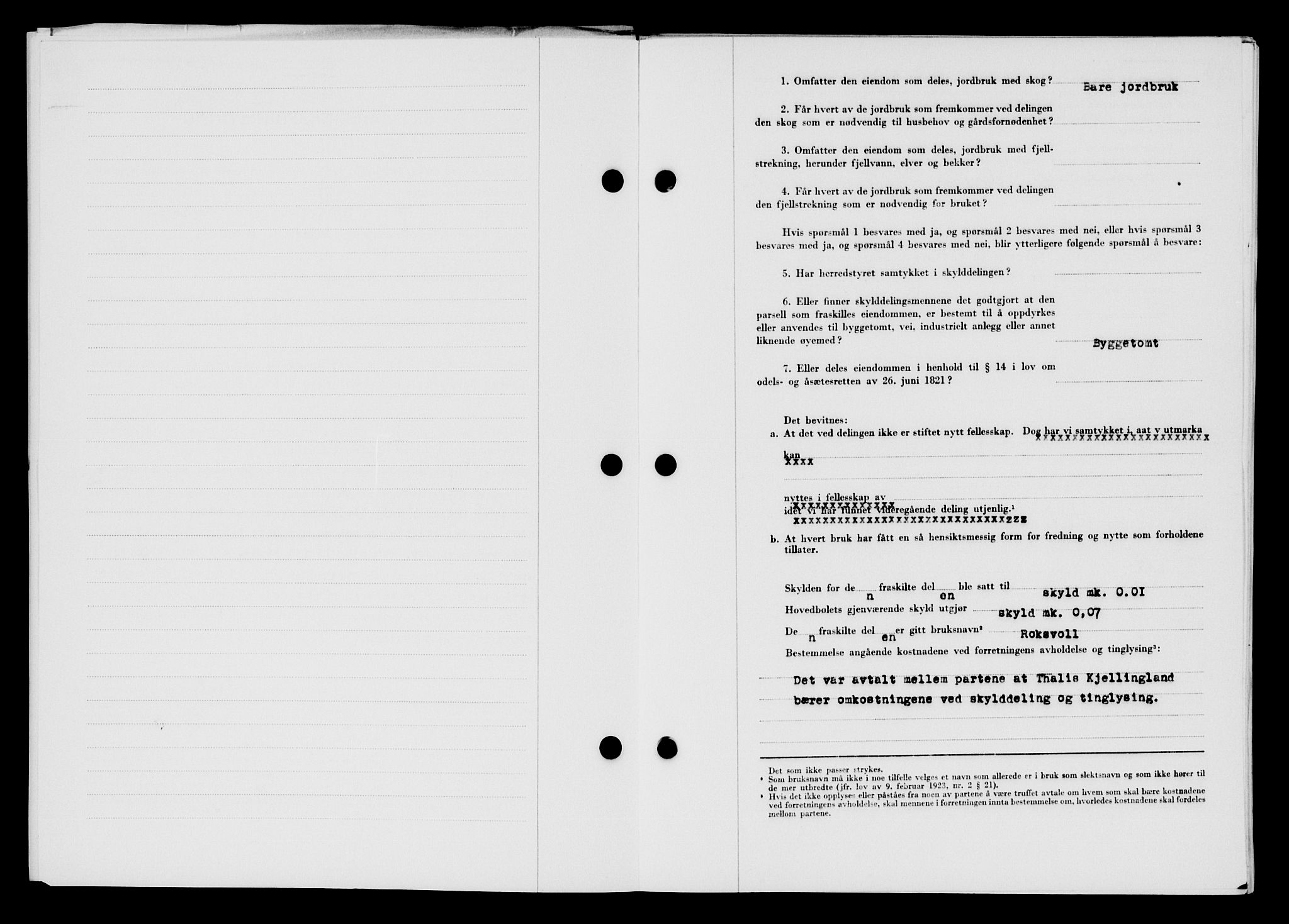 Lyngdal sorenskriveri, AV/SAK-1221-0004/G/Gb/L0670: Mortgage book no. A XVI, 1954-1954, Diary no: : 777/1954