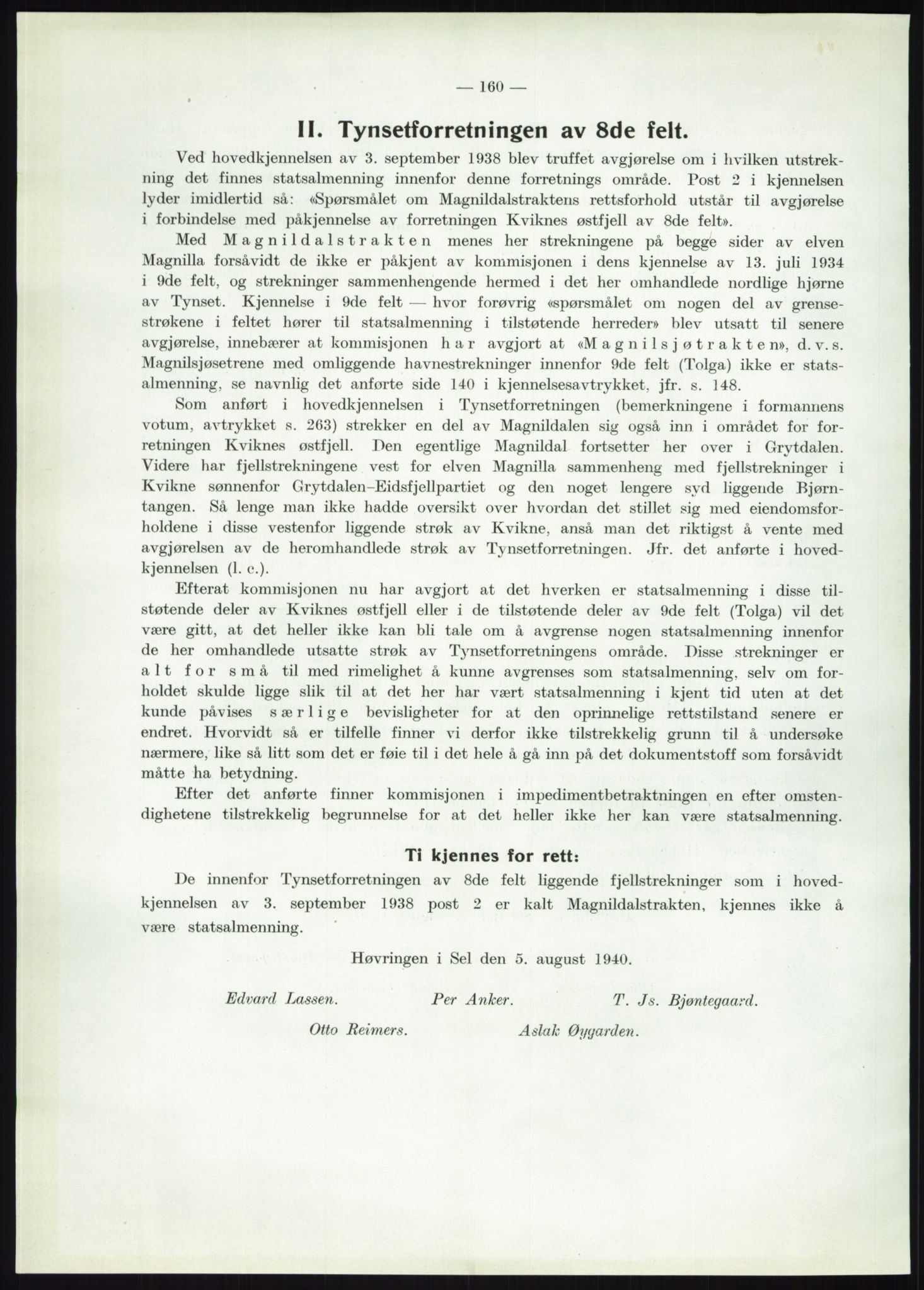 Høyfjellskommisjonen, AV/RA-S-1546/X/Xa/L0001: Nr. 1-33, 1909-1953, p. 4258