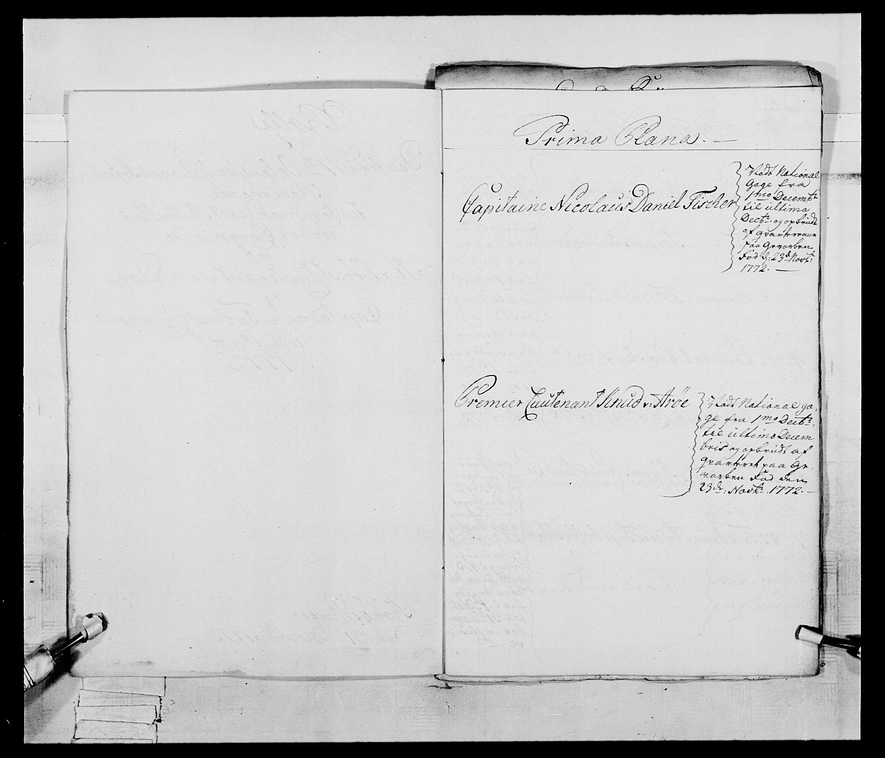 Generalitets- og kommissariatskollegiet, Det kongelige norske kommissariatskollegium, RA/EA-5420/E/Eh/L0058: 1. Opplandske nasjonale infanteriregiment, 1772-1774, p. 57