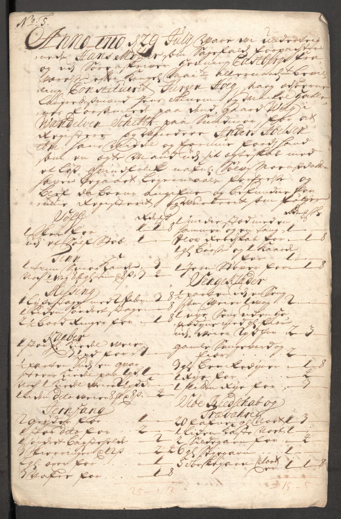 Rentekammeret inntil 1814, Reviderte regnskaper, Fogderegnskap, AV/RA-EA-4092/R54/L3563: Fogderegnskap Sunnmøre, 1710, p. 118