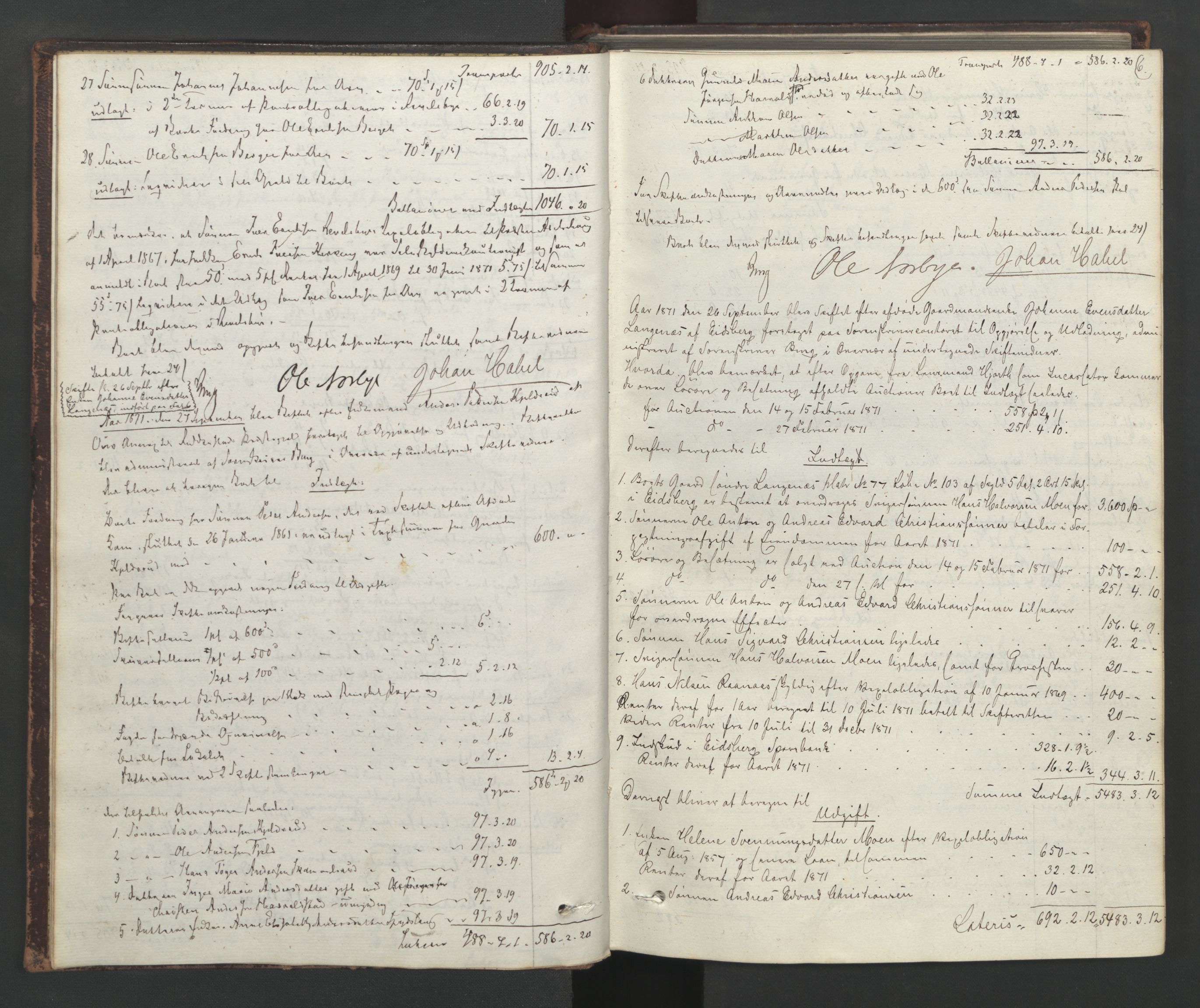 Rakkestad sorenskriveri, AV/SAO-A-10686/H/He/L0006: Skifteutlodningsprotokoller, 1871-1878, p. 5b-6a