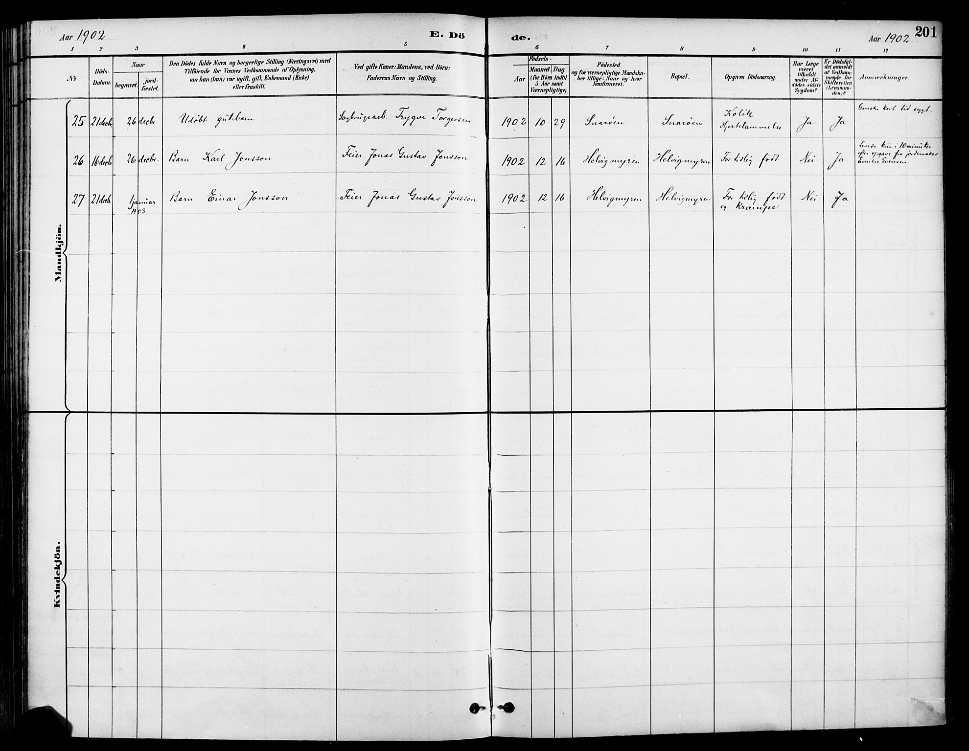 Asker prestekontor Kirkebøker, AV/SAO-A-10256a/F/Fc/L0003: Parish register (official) no. III 3, 1892-1904, p. 201